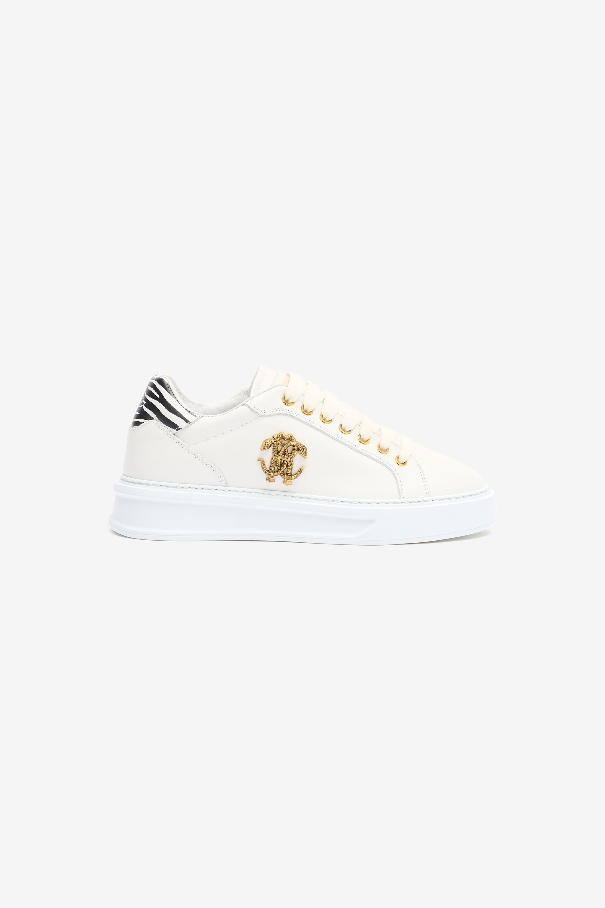 Zebra Heeled Sneakers