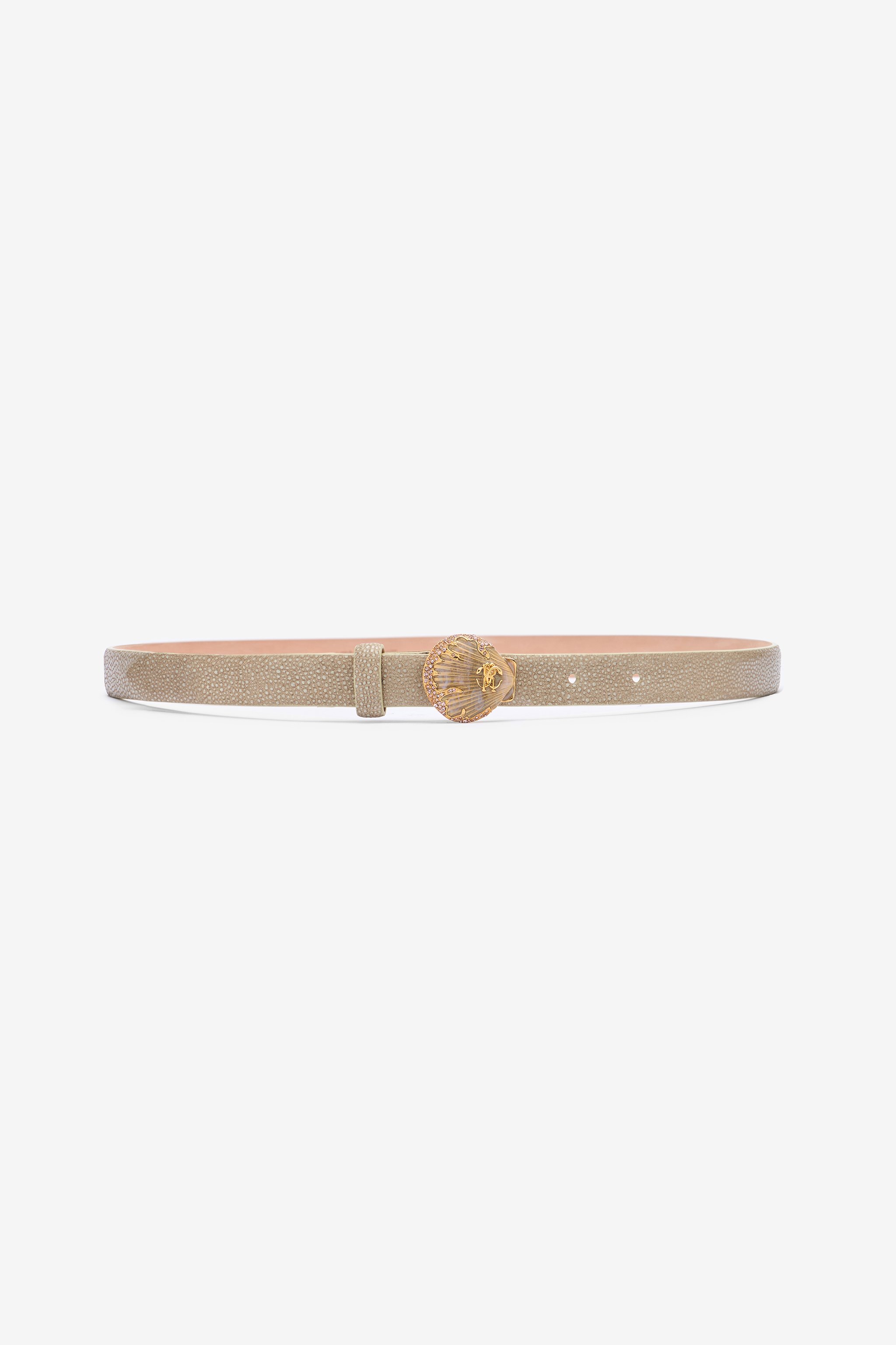ROBERTO CAVALLI BELT WITH DECORATIVE BUCKLE