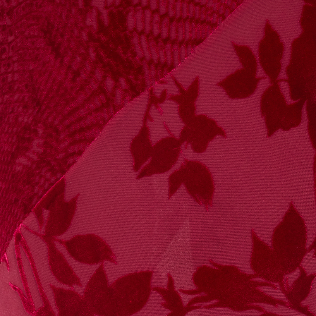 Roberto Cavalli Long Skirt With Rose And Python Pattern In Red