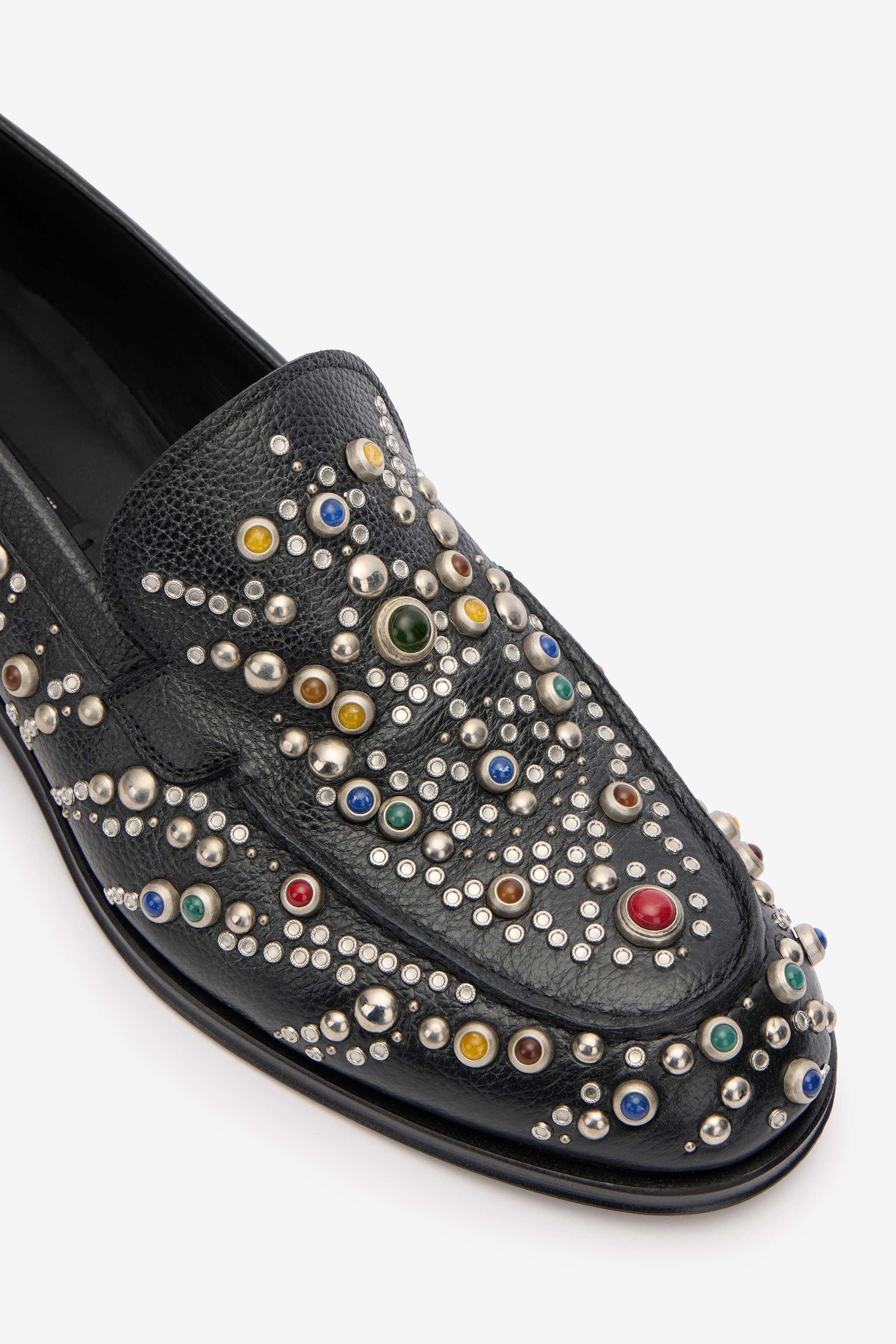 Loafers With Studs And Stones