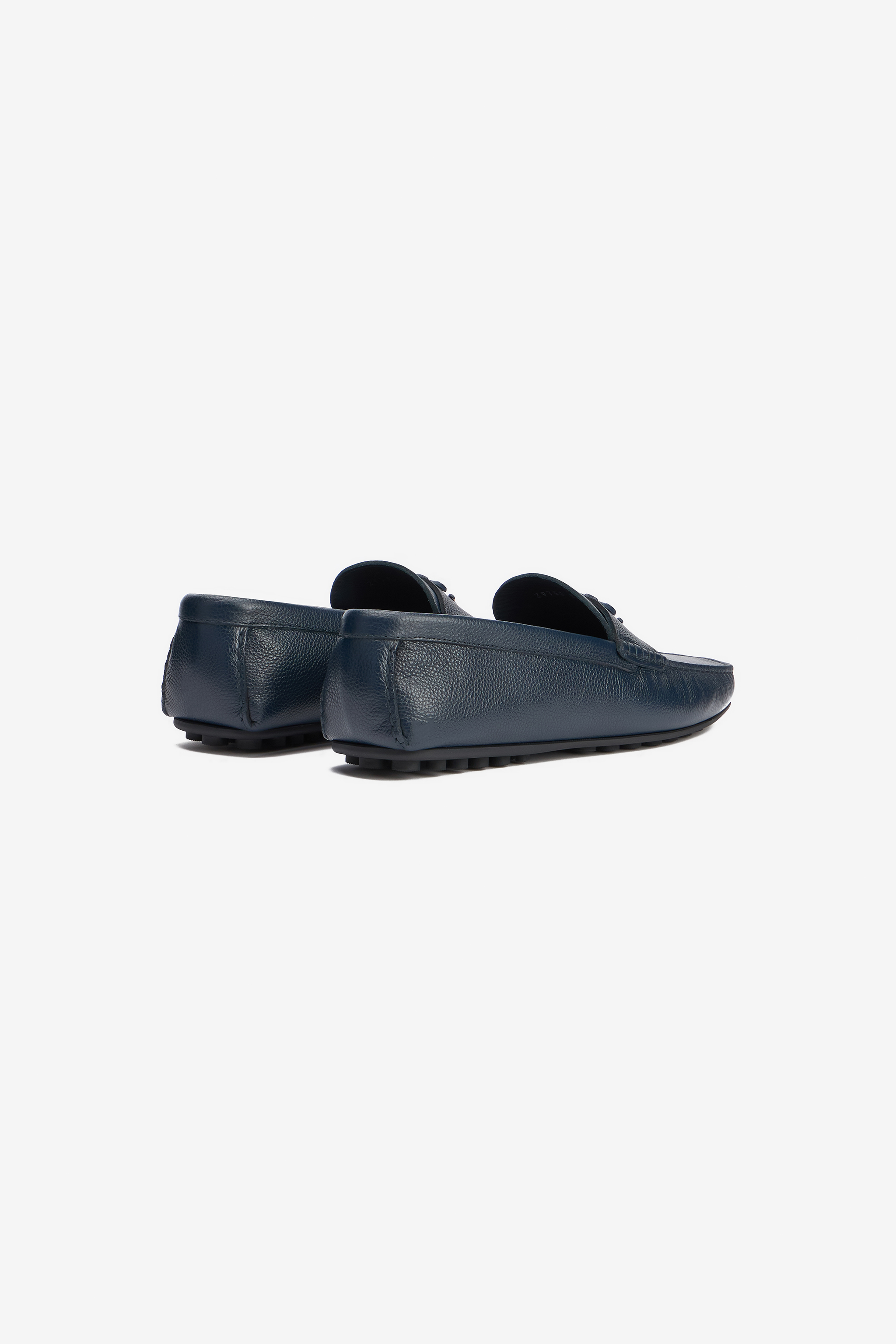 Roberto Cavalli Leather Loafers In Blue