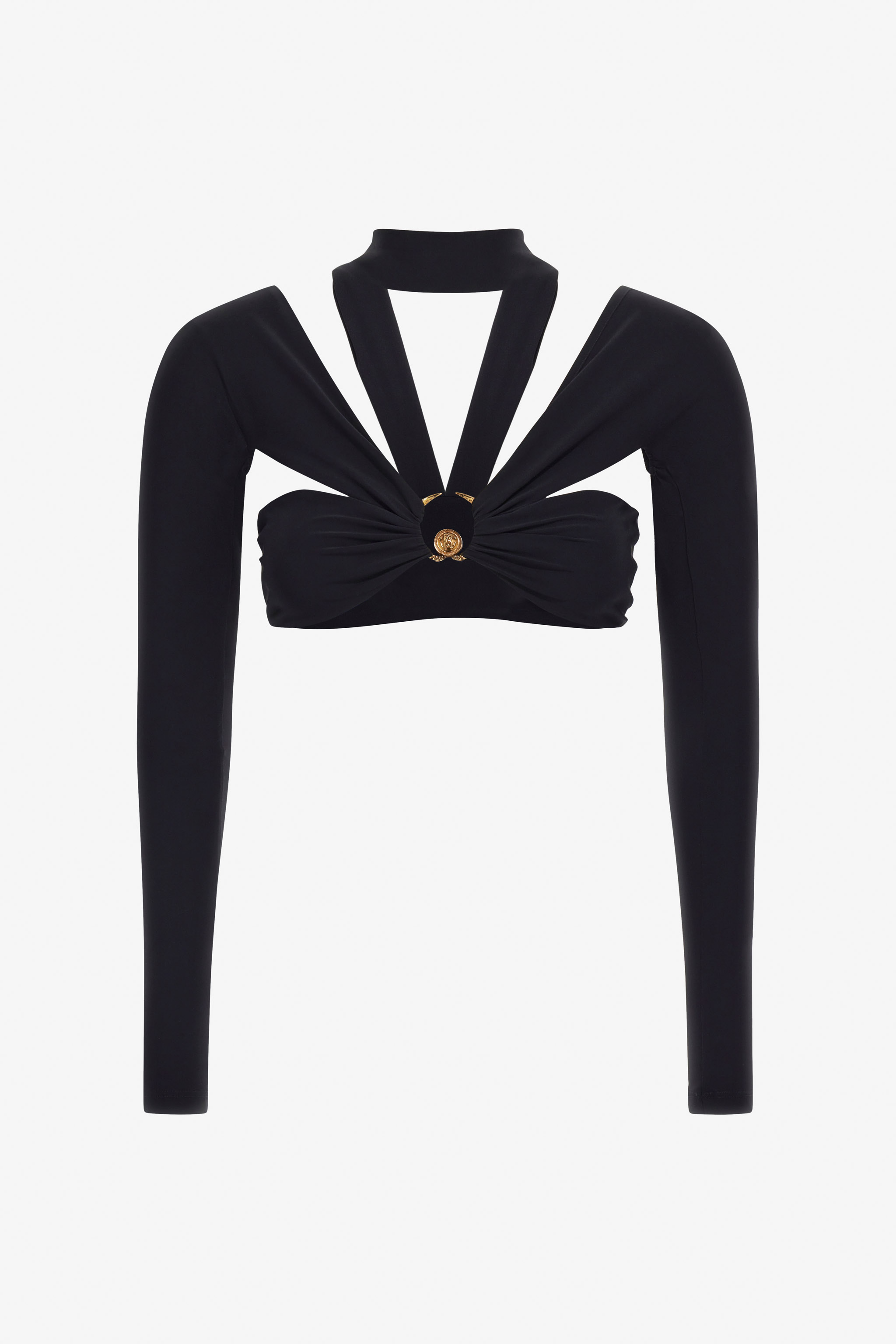◆as if calie◆ GURLS CROP LONG SLEEVE TSHIRT BLACK CA24CLT0 71i4MOYPW5L.jpg