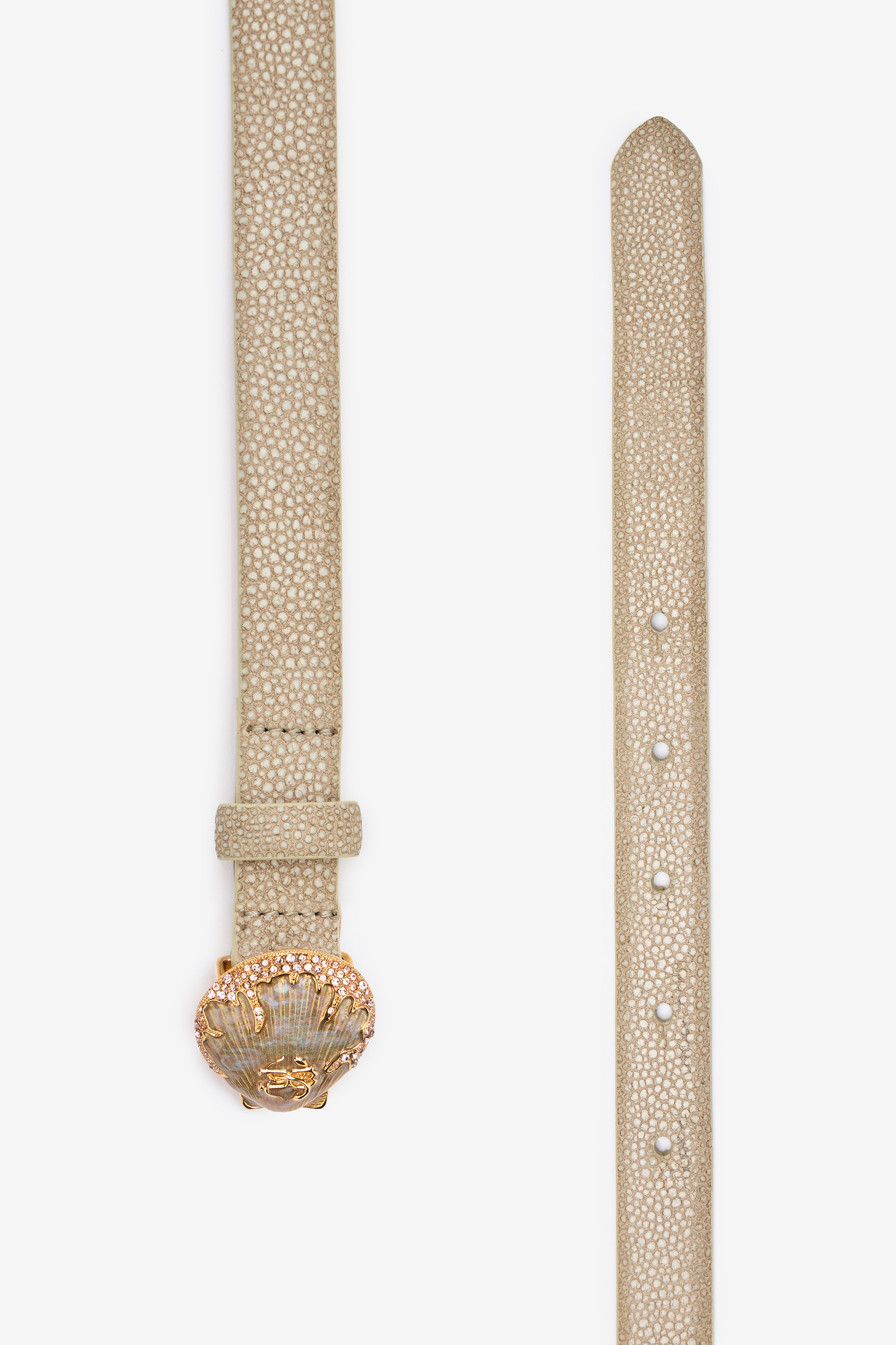 ROBERTO CAVALLI BELT WITH DECORATIVE BUCKLE