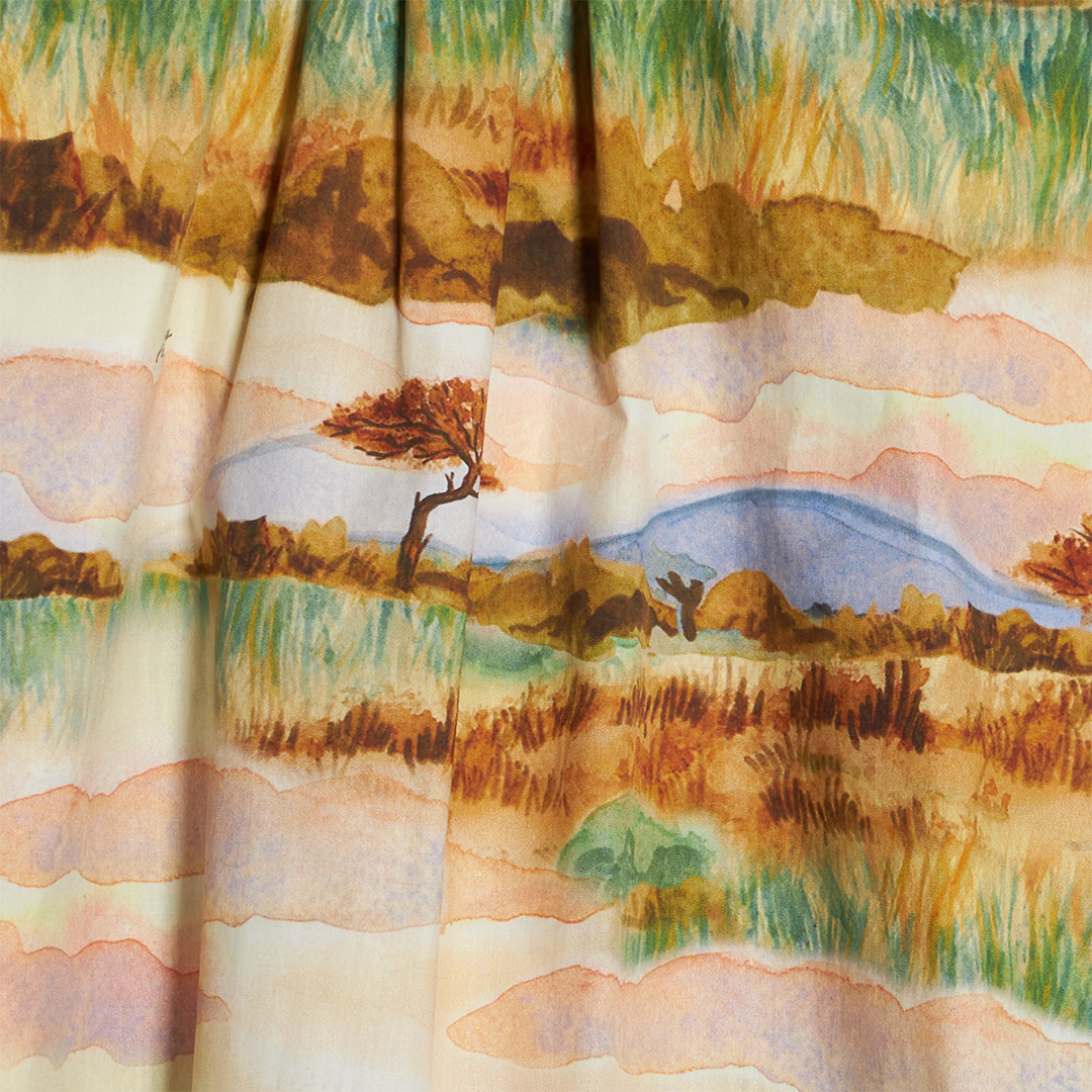 Dress With Safari Print