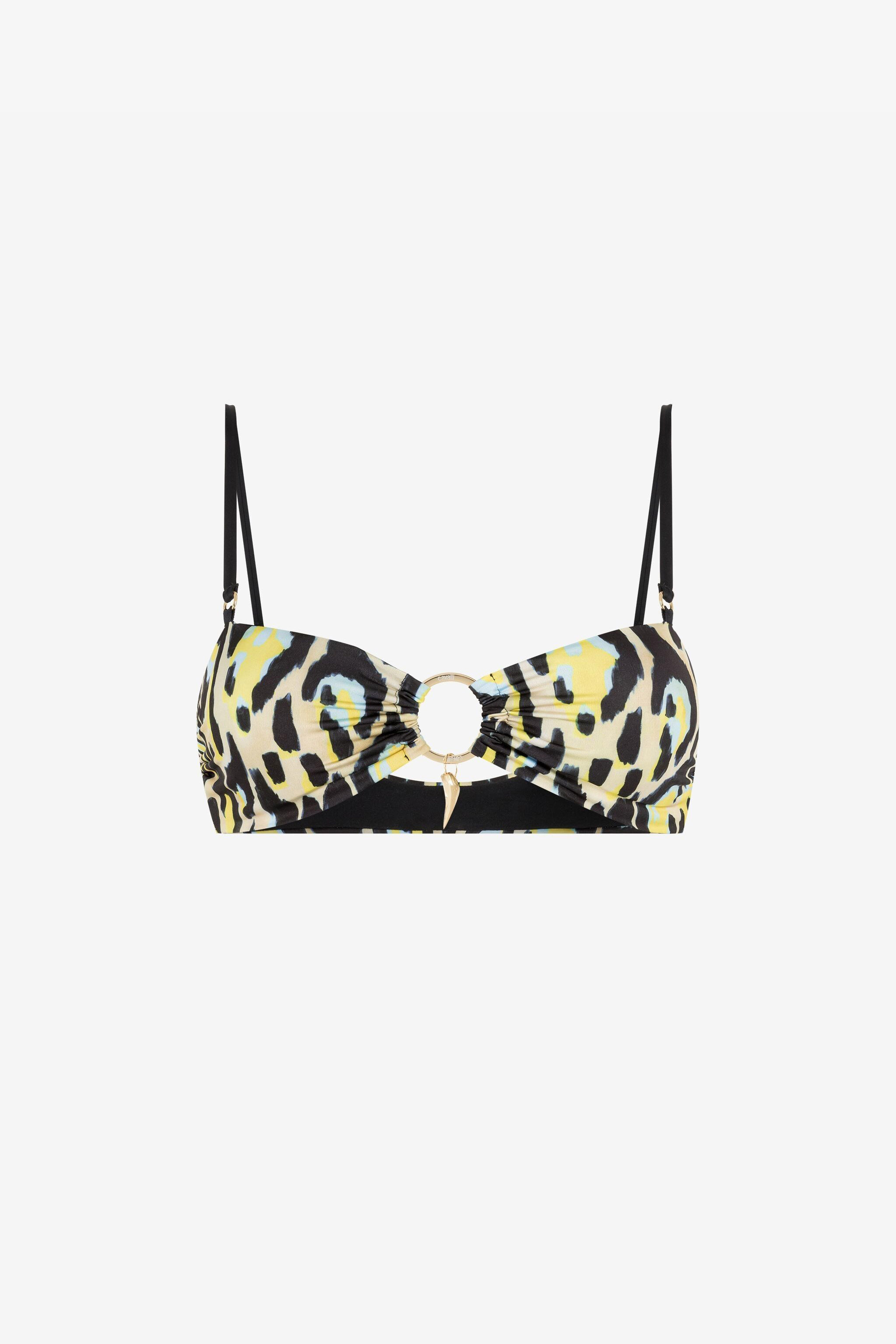 ROBERTO CAVALLI BIKINI-SLIP MIT JAGUAR-PRINT