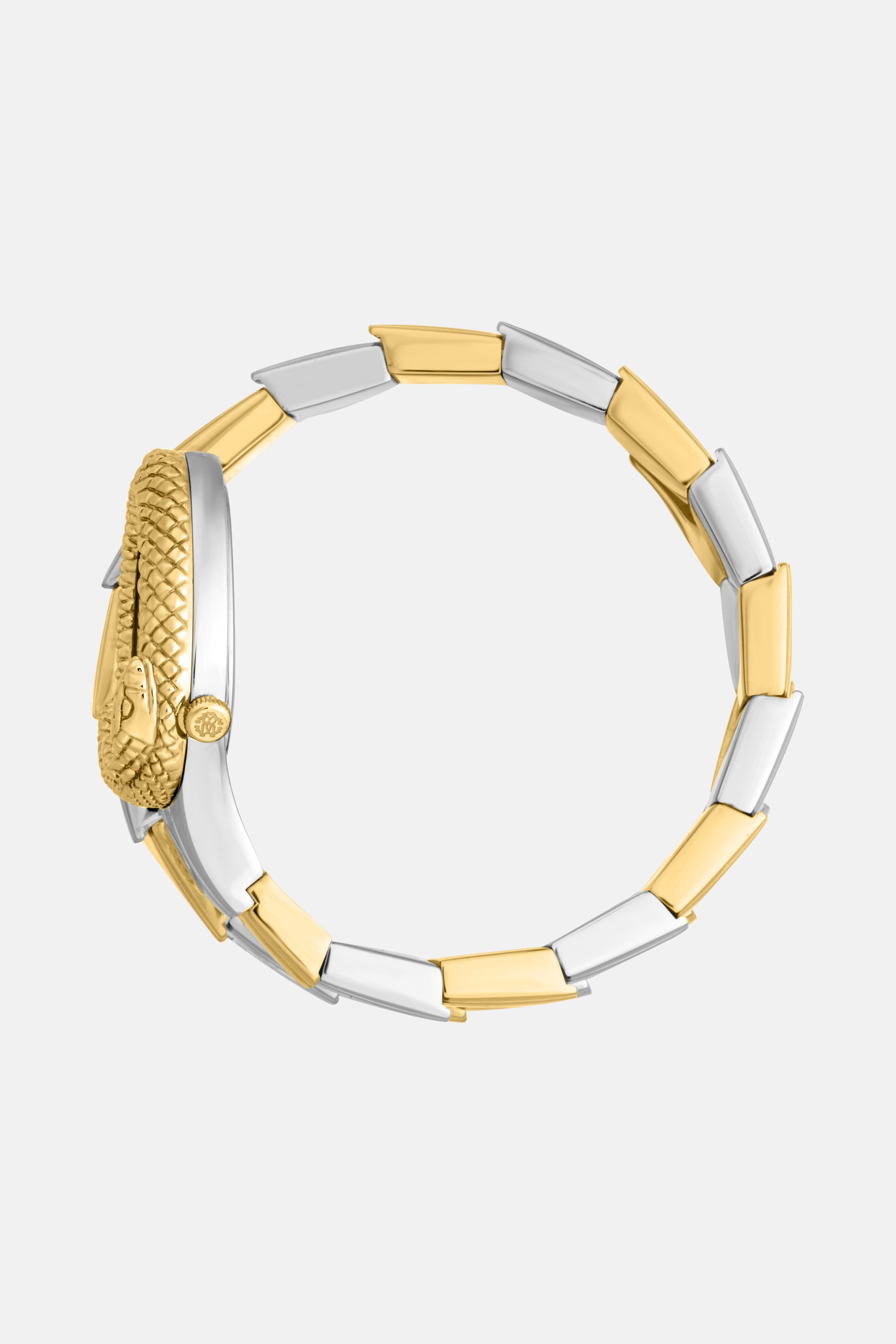 Roberto Cavalli By Franck Muller Signature Snake Watch In Gold