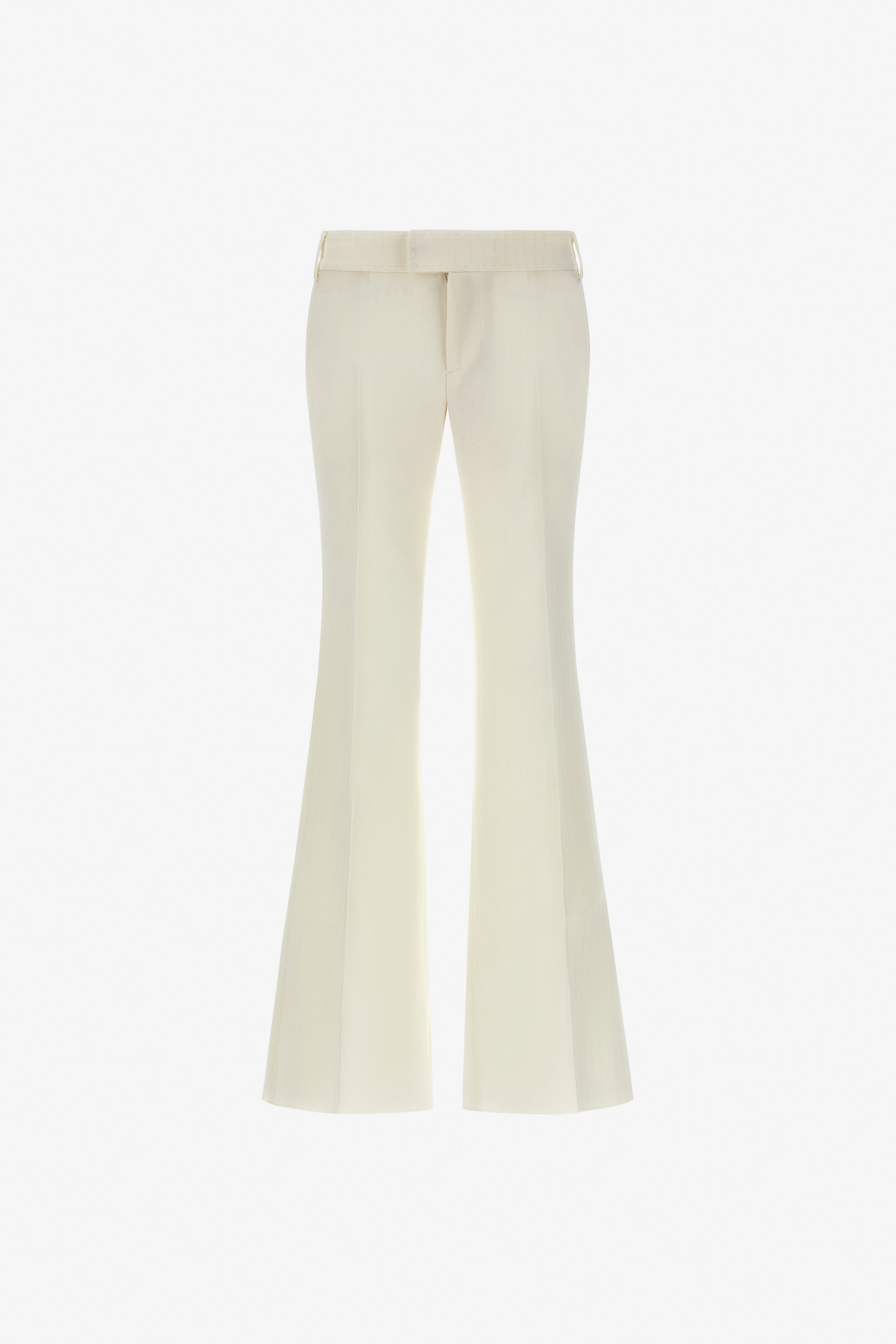 Roberto Cavalli Flared Trousers In White