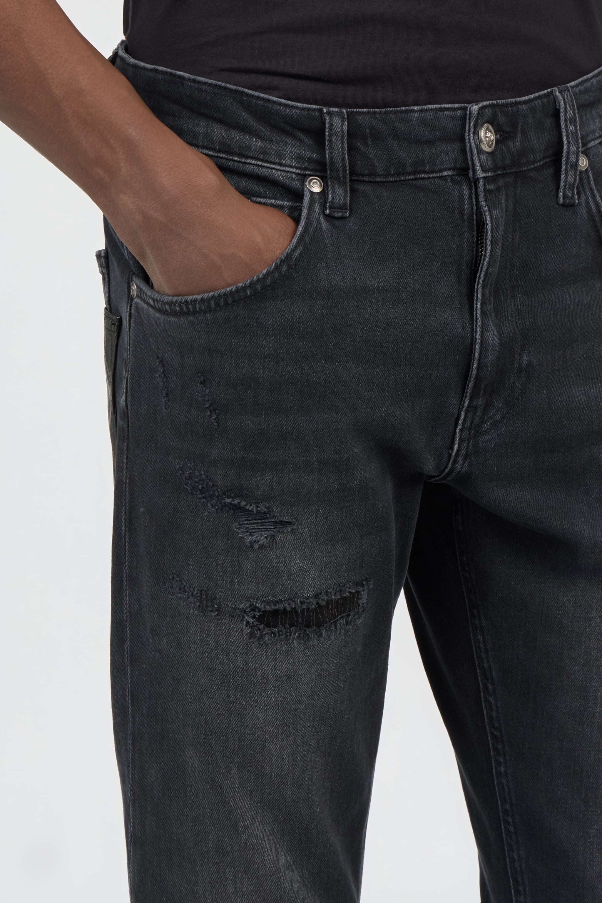 Roberto Cavalli Grey Denim Trousers | Thumbnail 4 Roberto Cavalli Grey Denim Trousers | Thumbnail 4