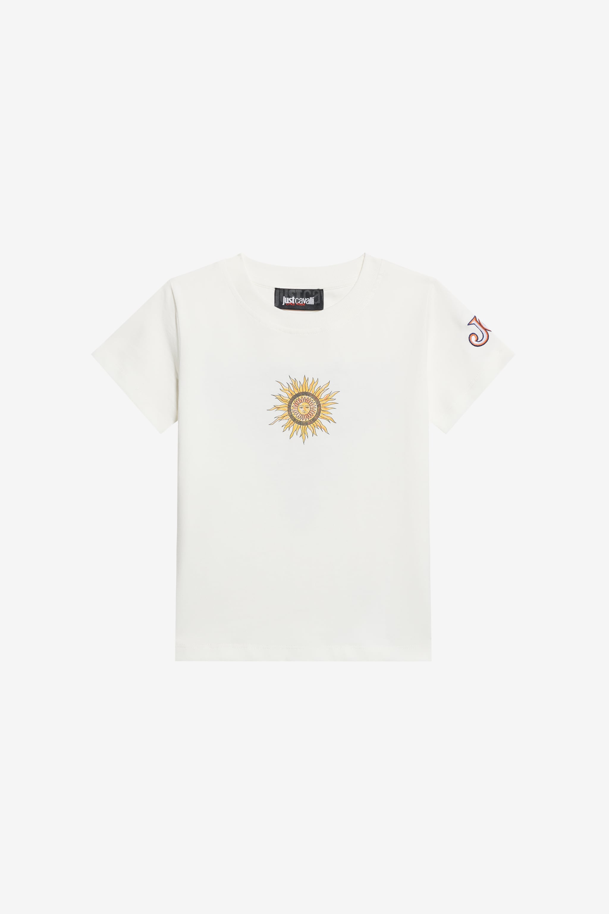 Roberto Cavalli White T-shirt with Persian Tarot Graphic | Thumbnail 5 Roberto Cavalli White T-shirt with Persian Tarot Graphic | Thumbnail 5