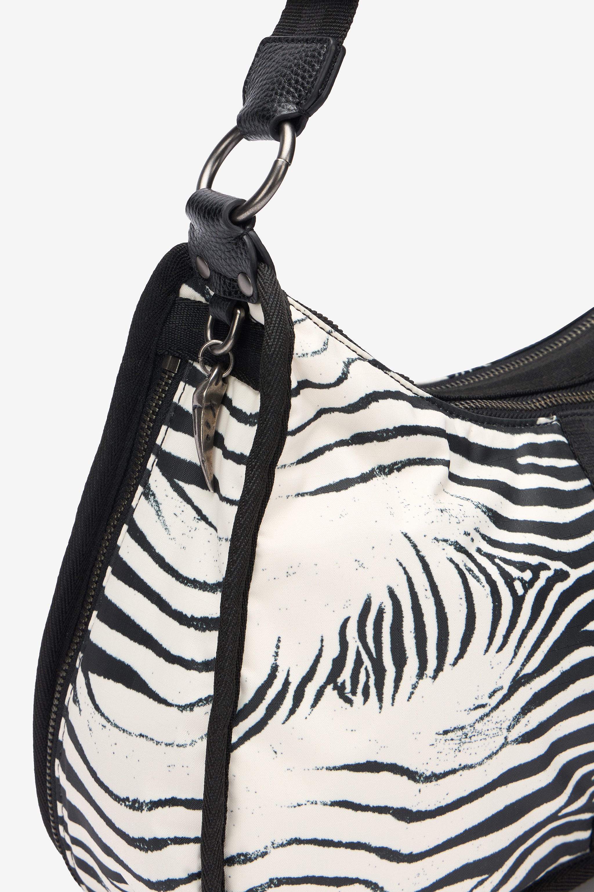 Roberto Cavalli Torino Bag In Black/white