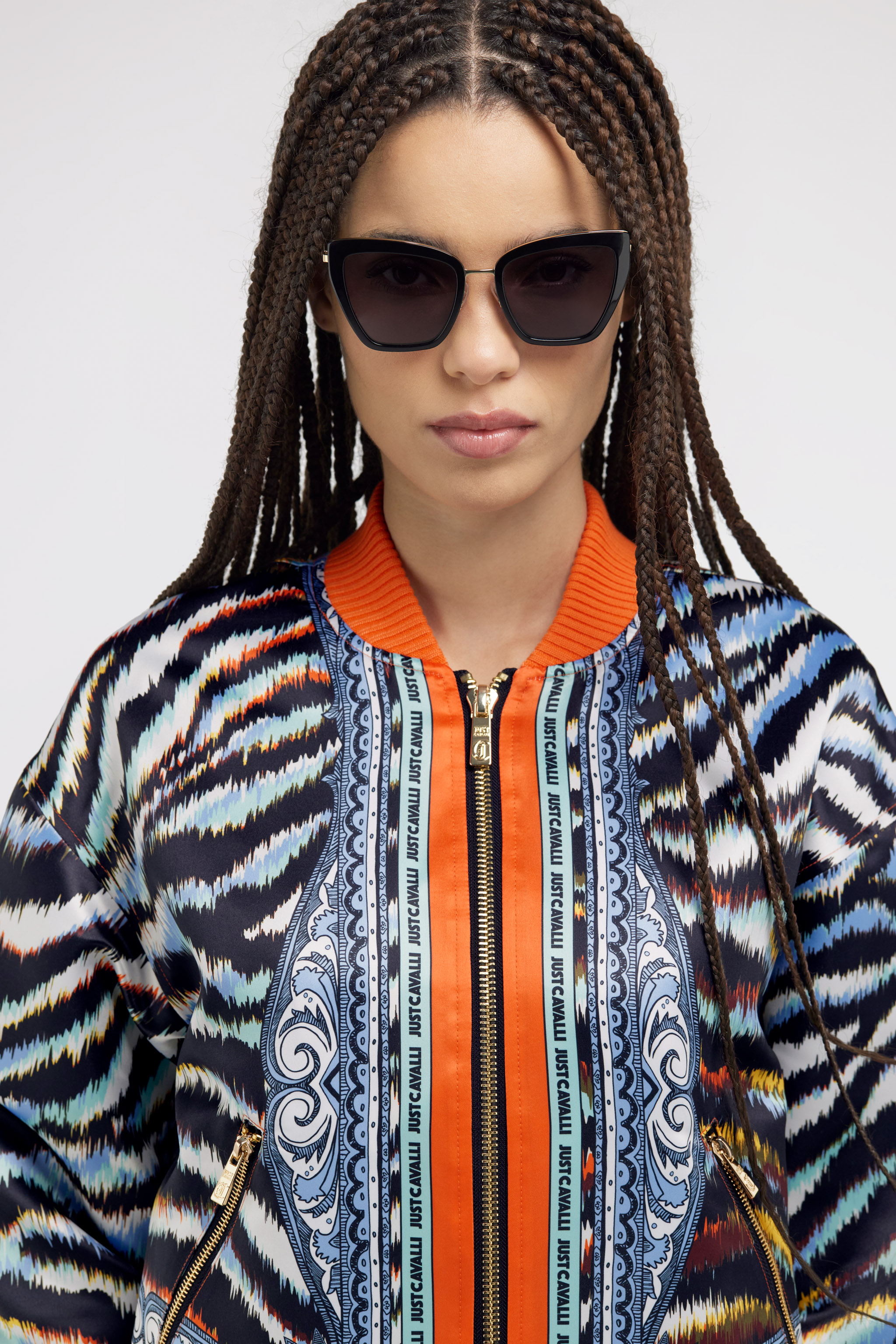 Roberto Cavalli Just Cavalli Bomber In Orange
