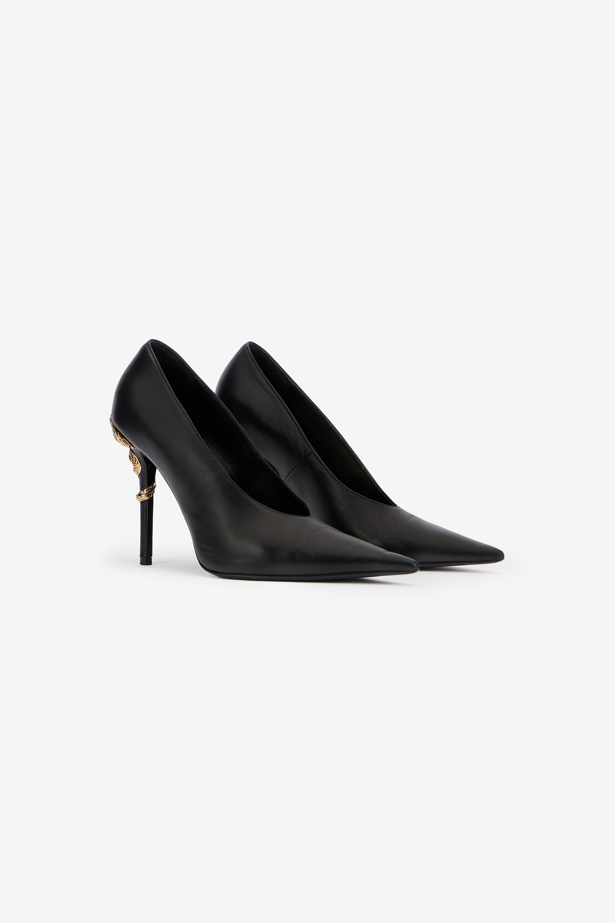 Roberto Cavalli Serpentine leather pump | Thumbnail 7
