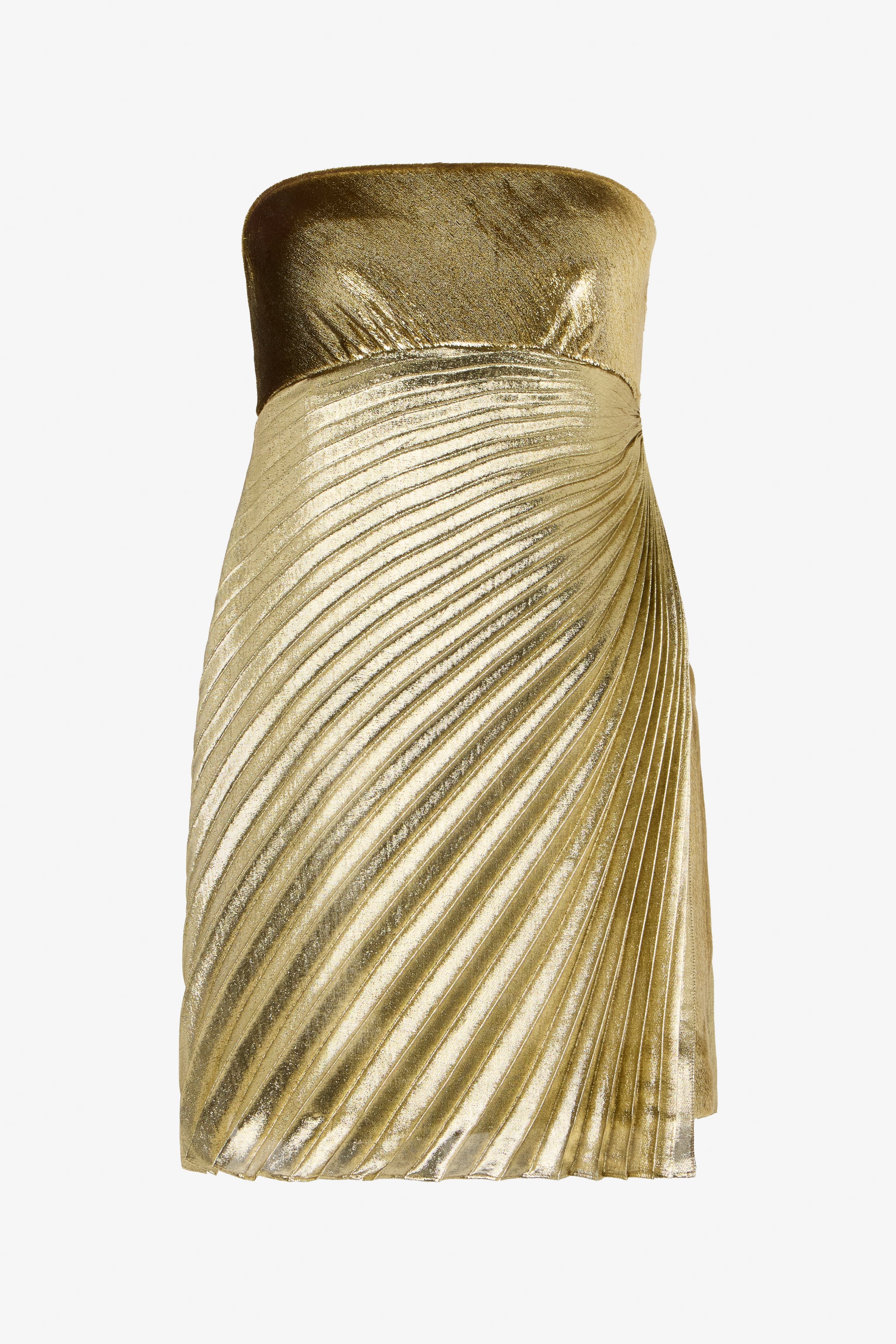 Roberto Cavalli Gold Mini Dress