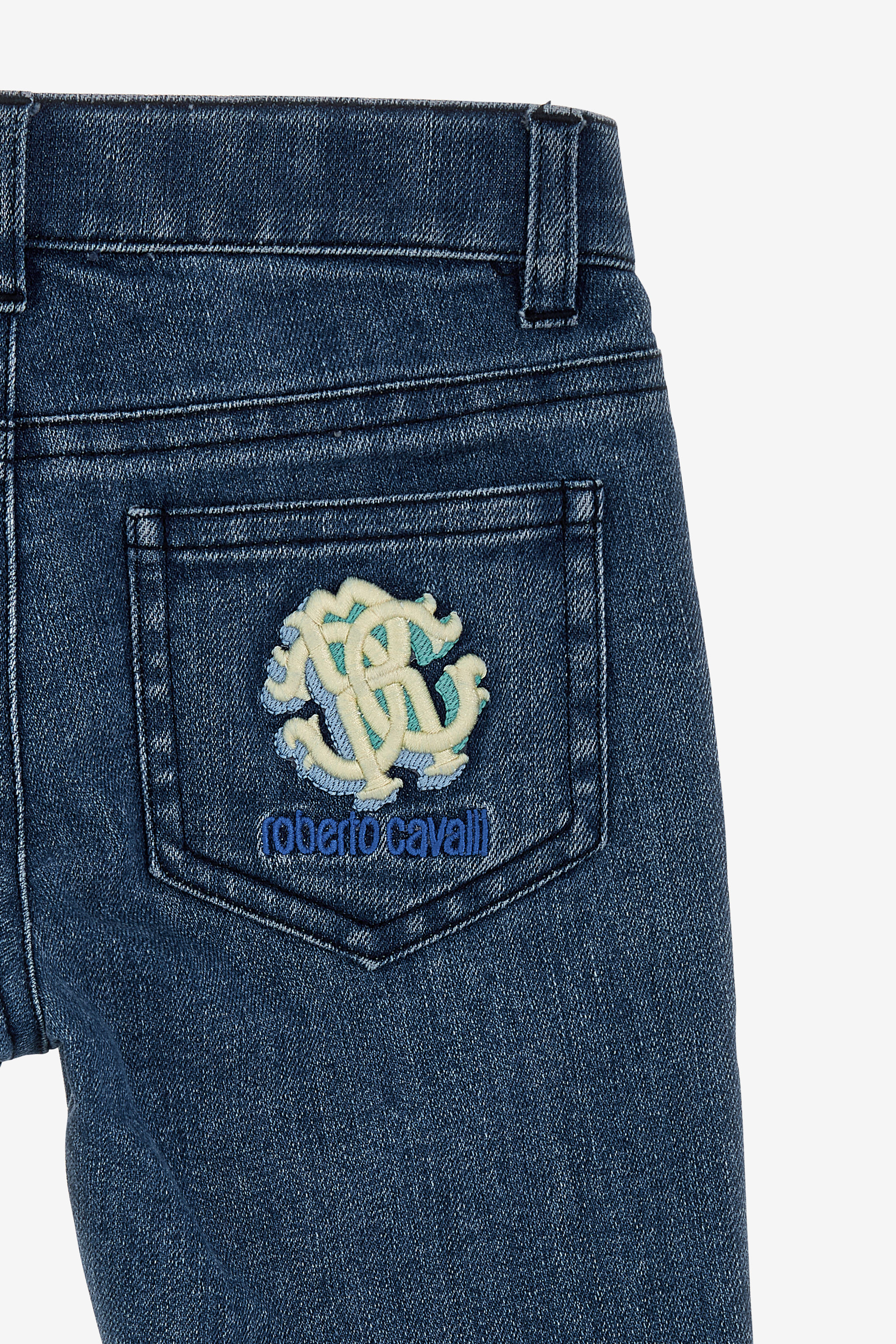 Logo Denim pants