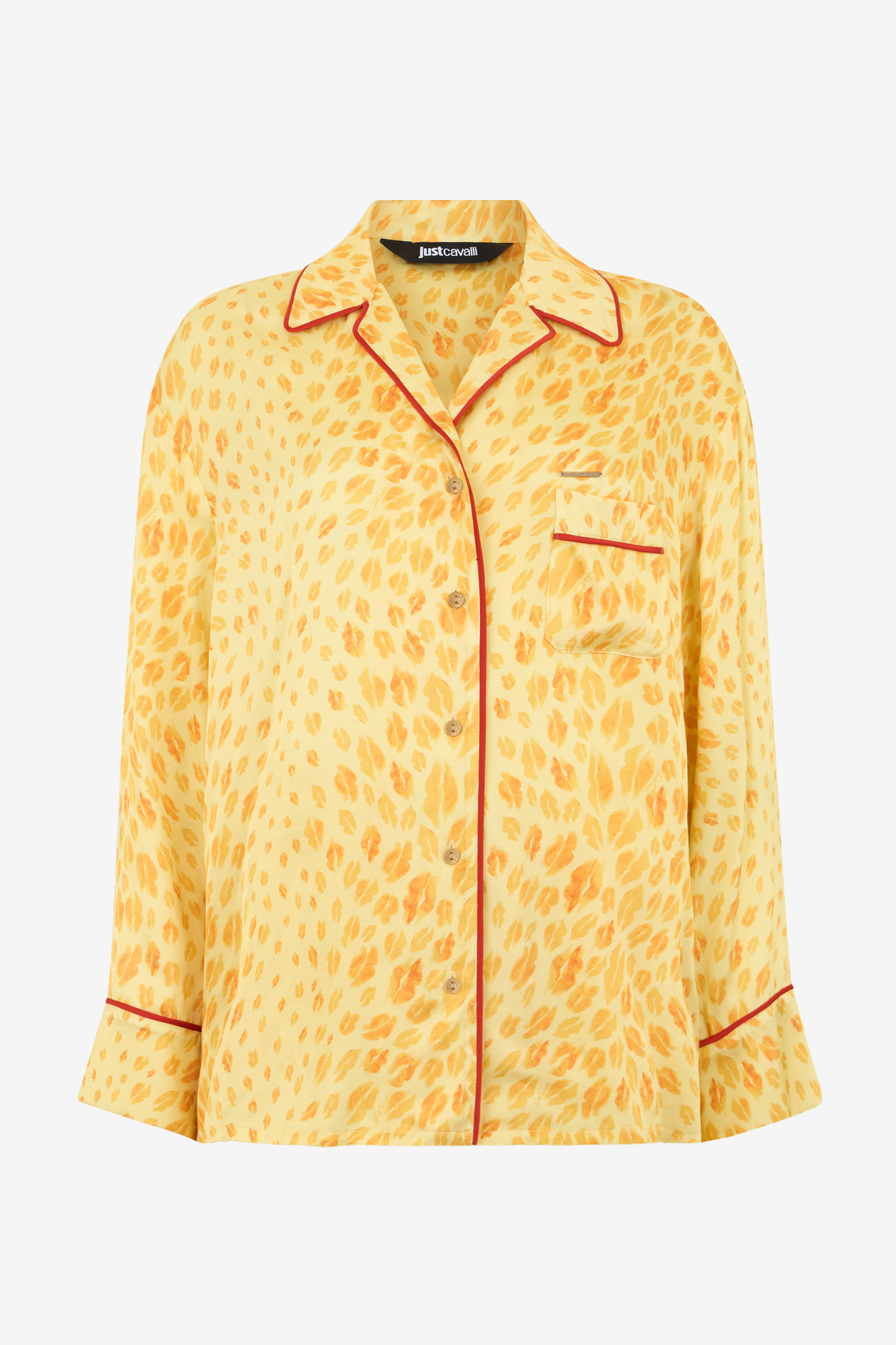 Roberto Cavalli The Jaguar Kiss Print Shirt