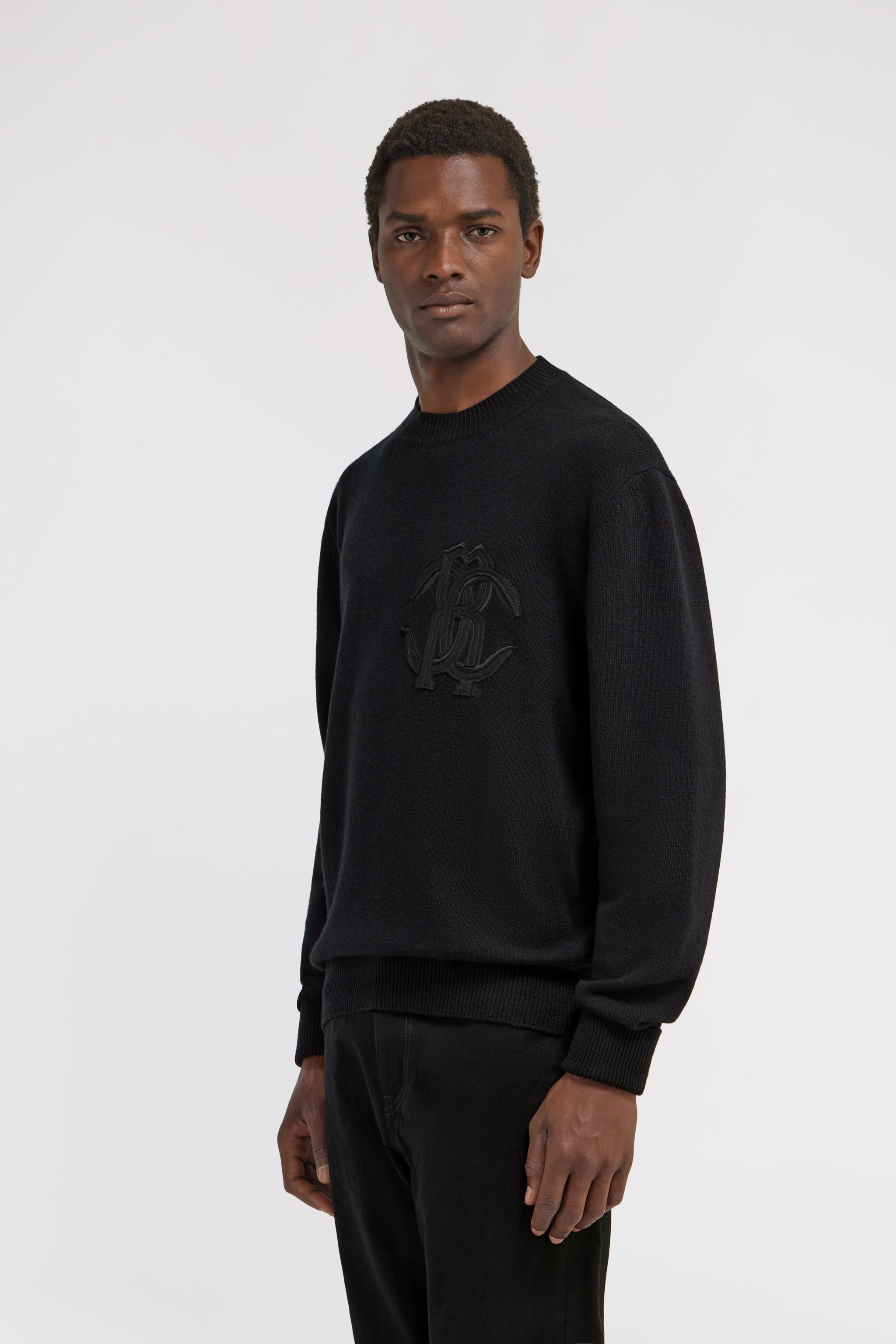 Embroidered Logo Sweater