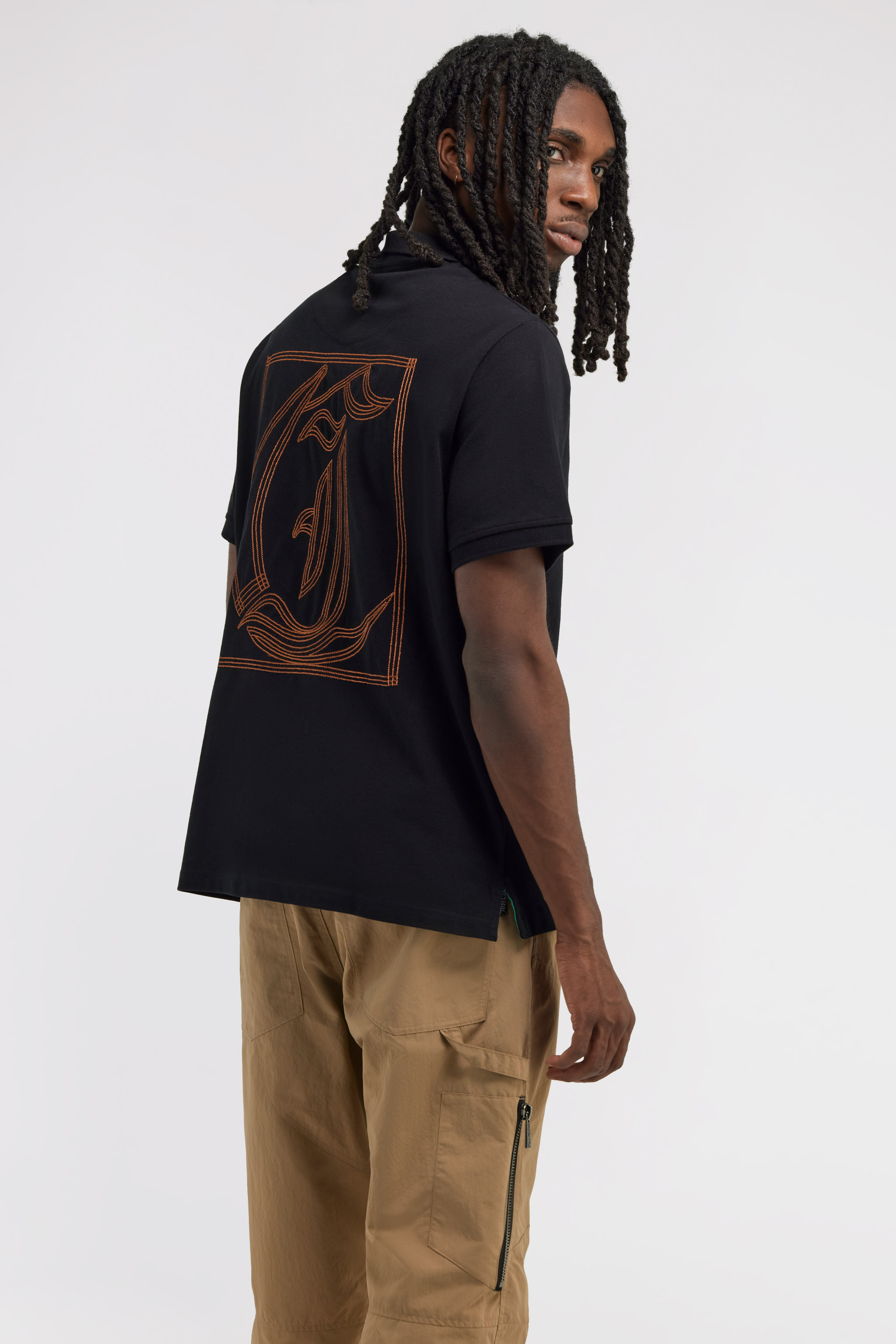 Roberto Cavalli Just Cavalli Polo In Black