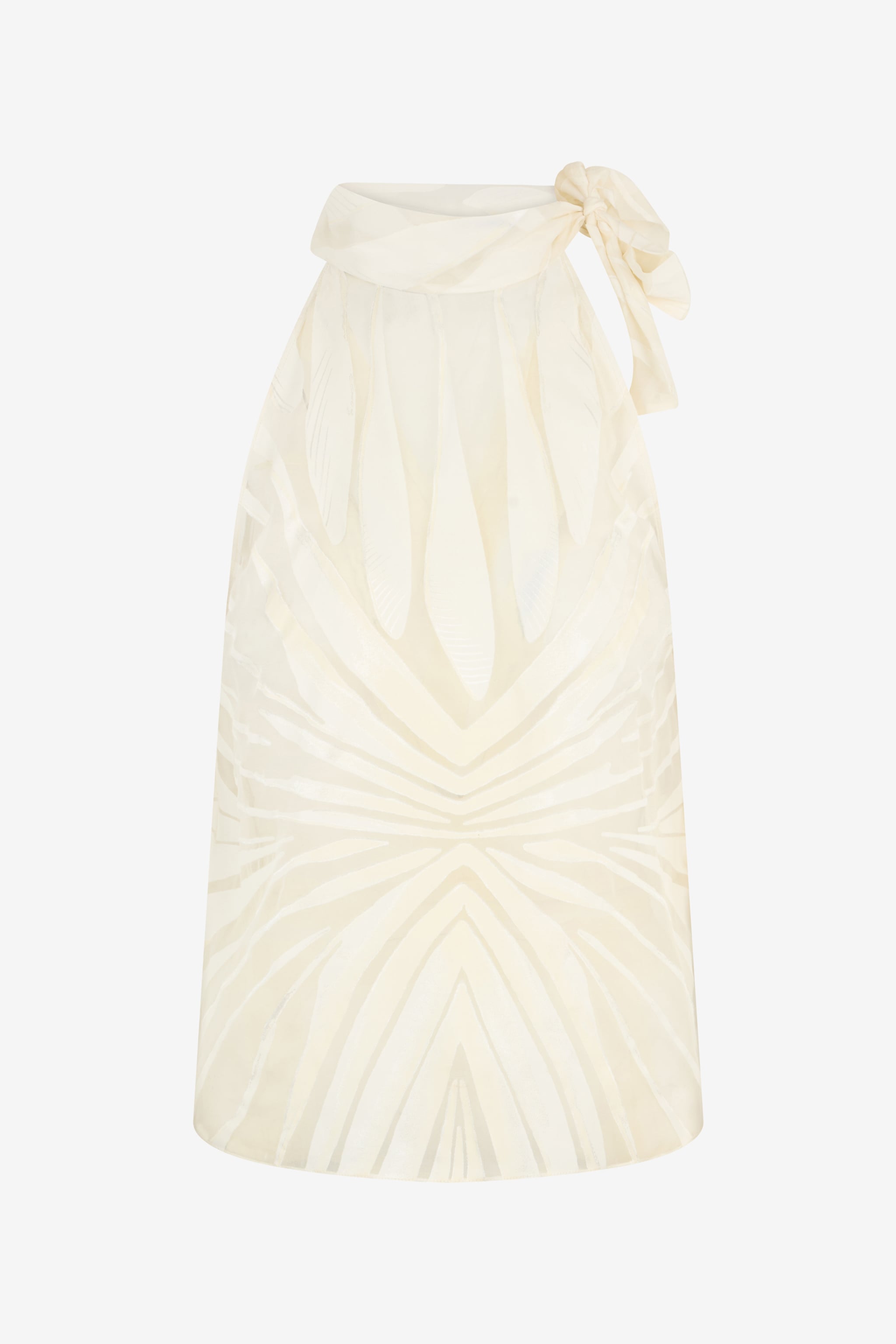 Roberto Cavalli Top With Ray Devoré Print