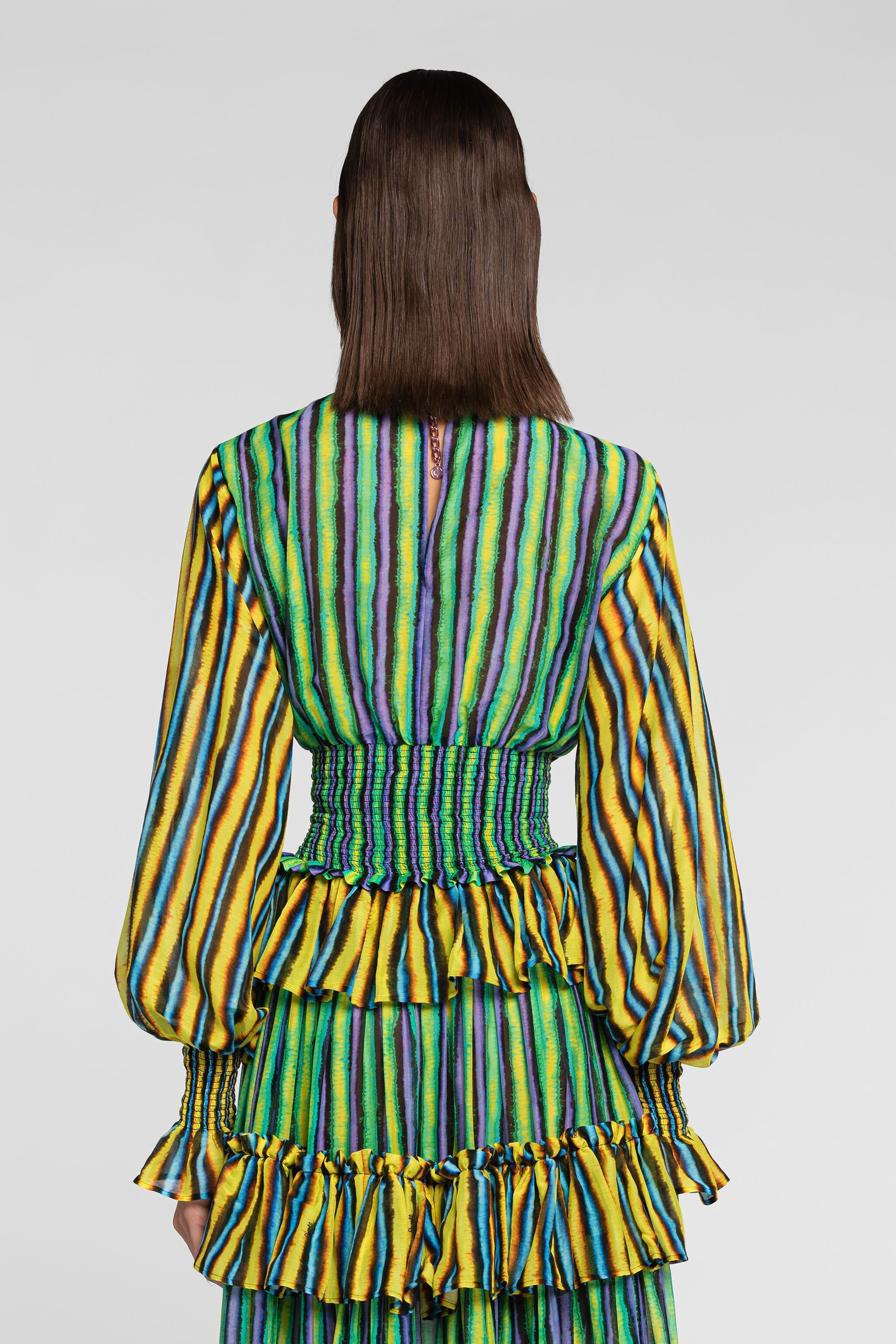 Baidera Print Silk Top