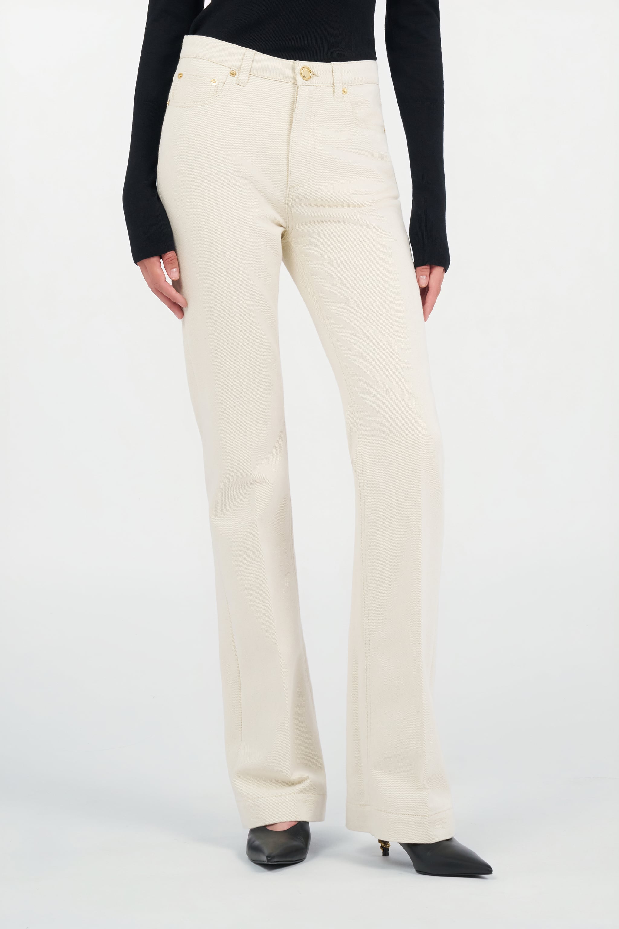 Roberto Cavalli Flared Jeans With Gold Details | Thumbnail 2 Roberto Cavalli Flared Jeans With Gold Details | Thumbnail 2