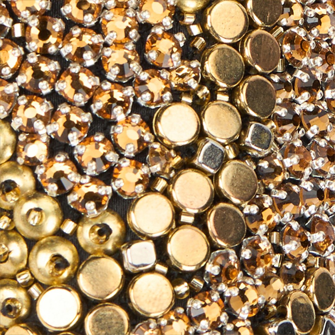 Roberto Cavalli Pointed Embellished Pumps In Gold