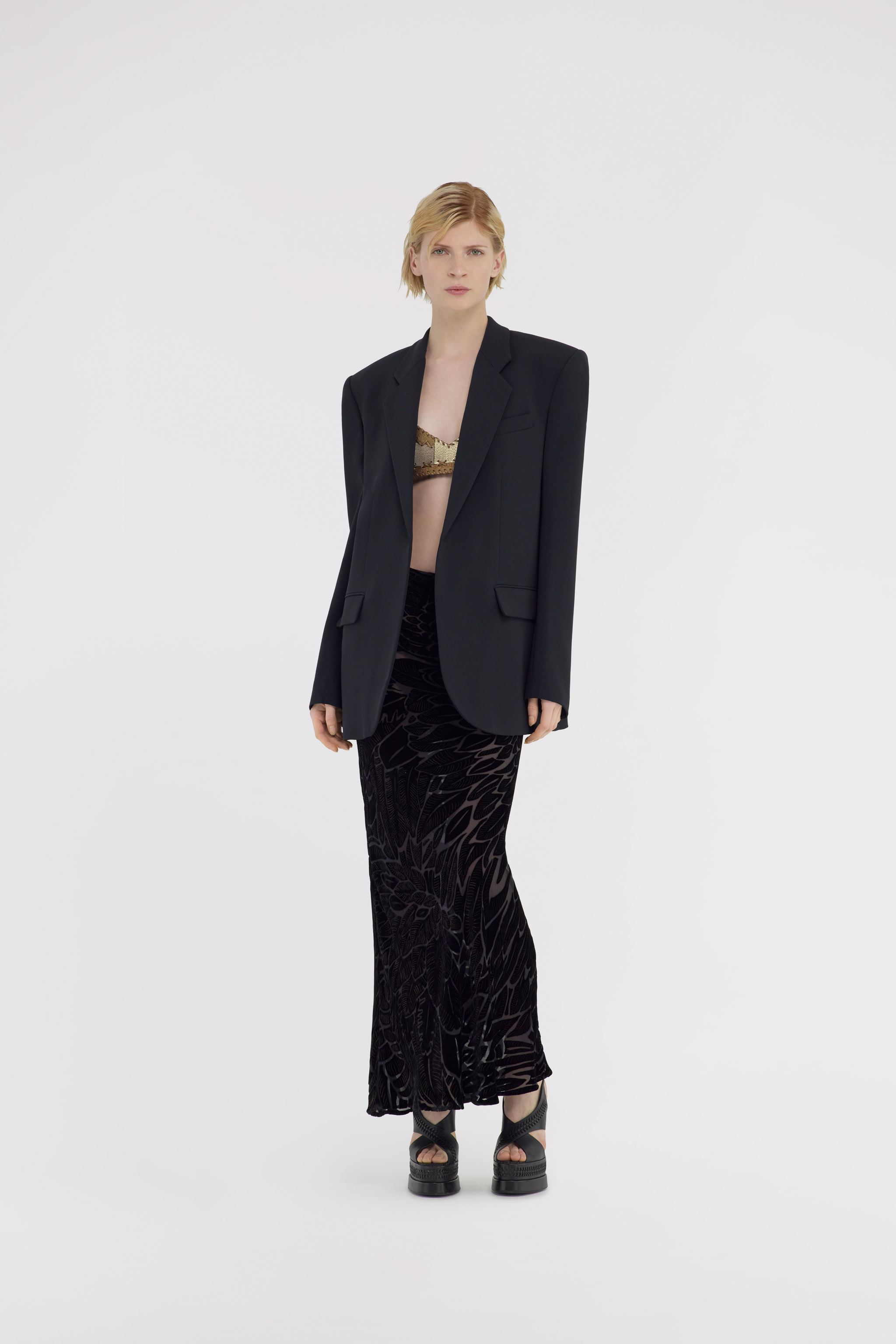 ROBERTO CAVALLI SCHWARZER EINREIHIGER JACKE