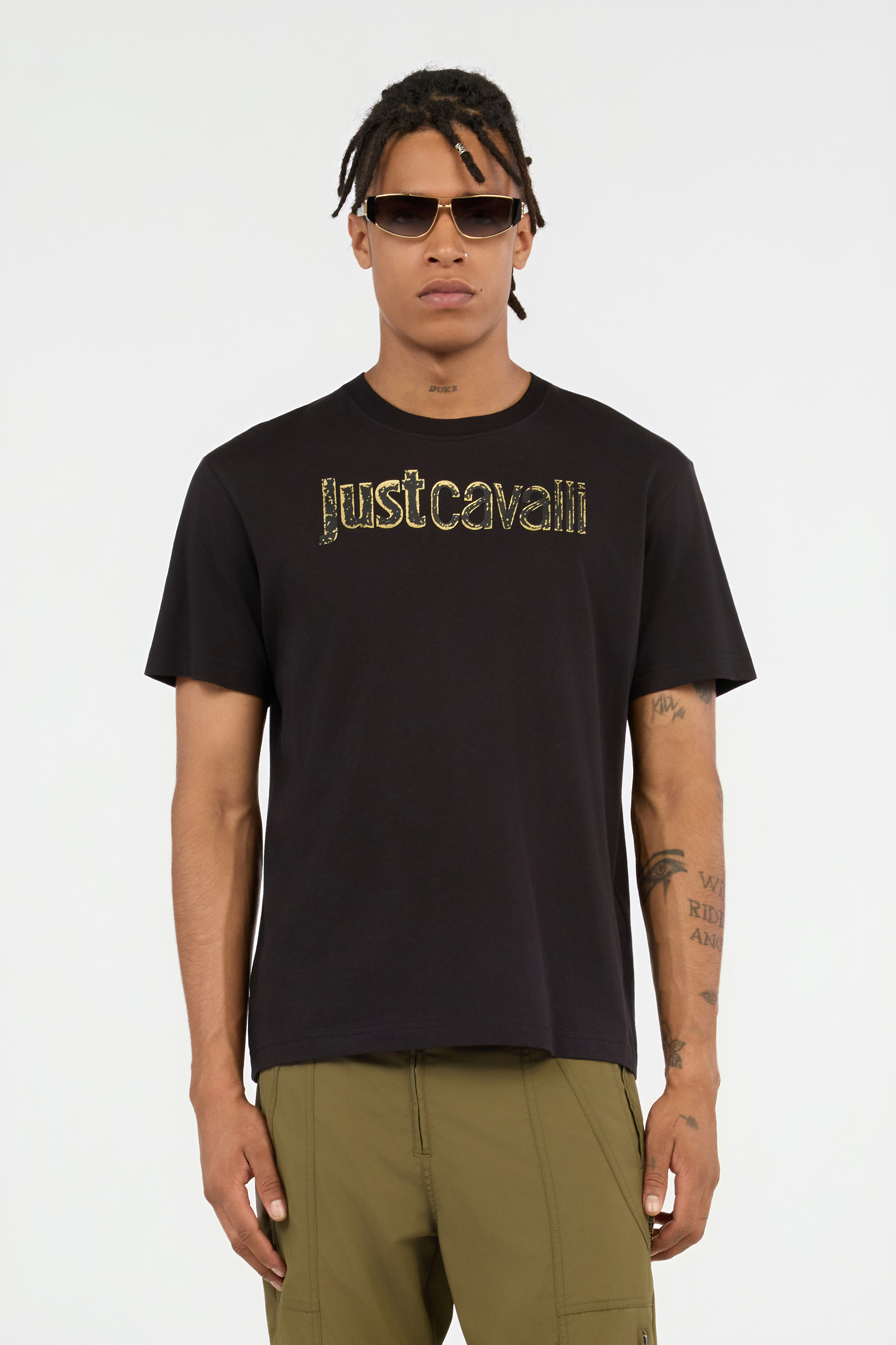 Roberto Cavalli Just Cavalli T-shirt In Black