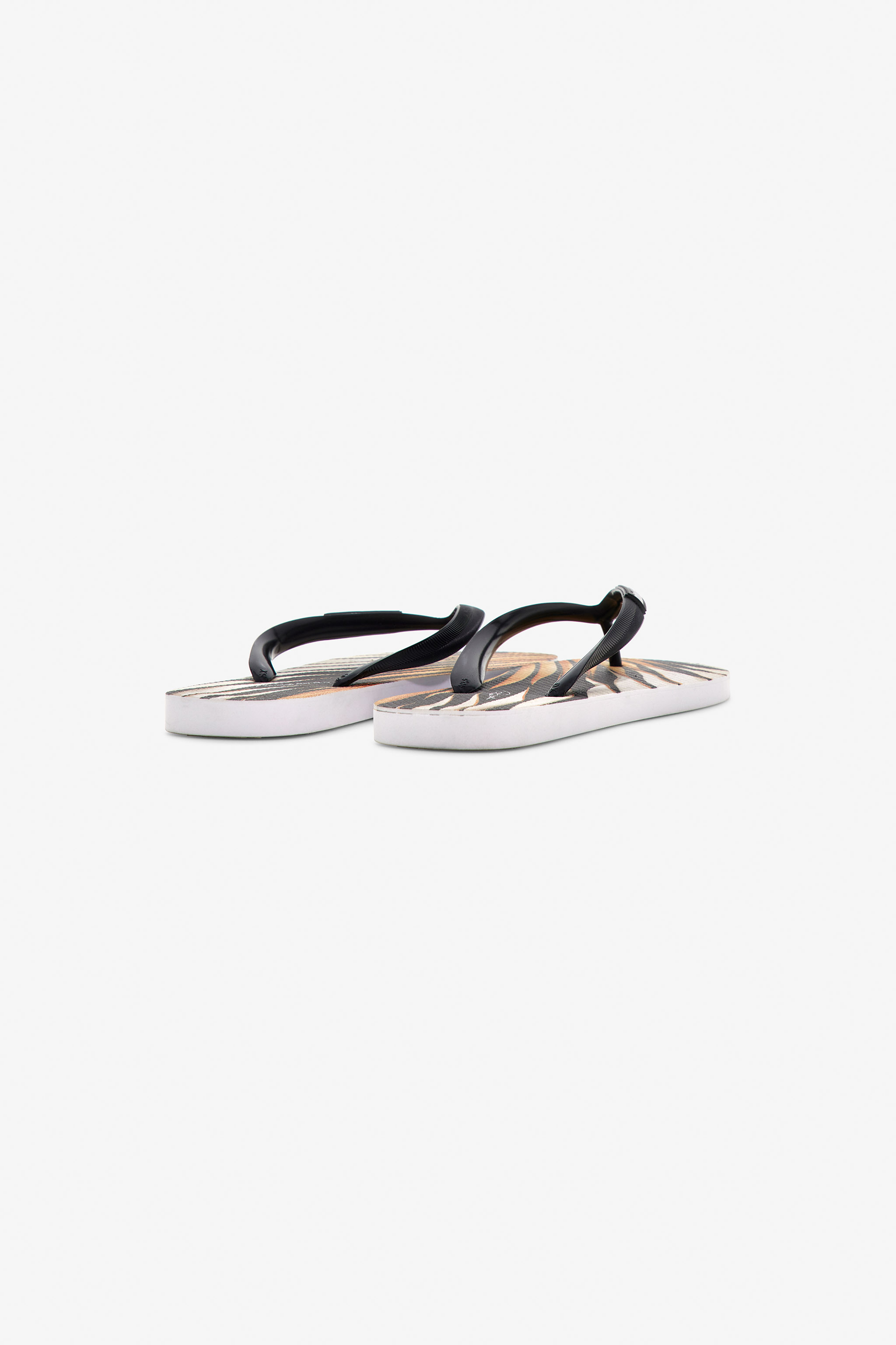 Roberto Cavalli Ray Of Gold Flip Flops In Gold