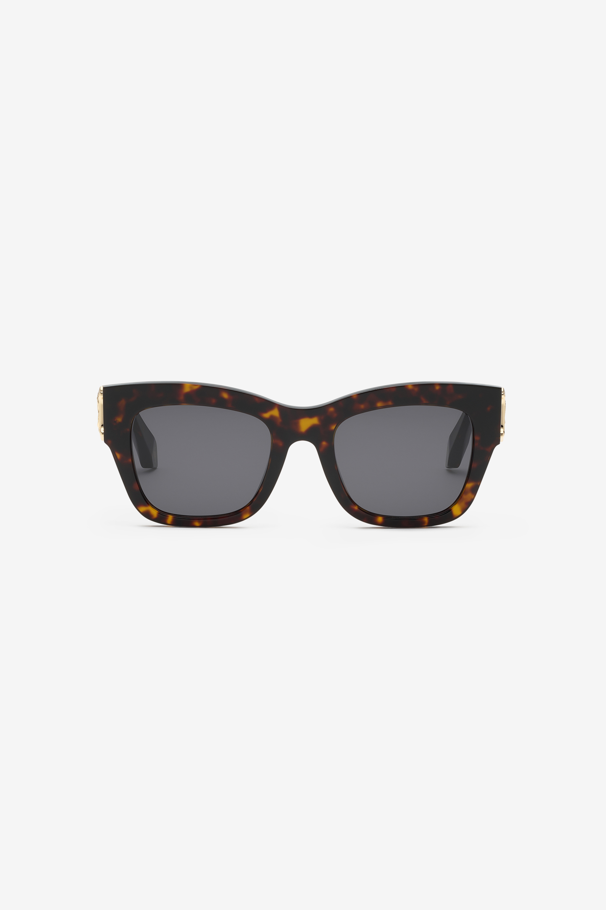 Shop Roberto Cavalli Sonnenbrille Aus Metall Und Acetat In Shiny Dark Havana