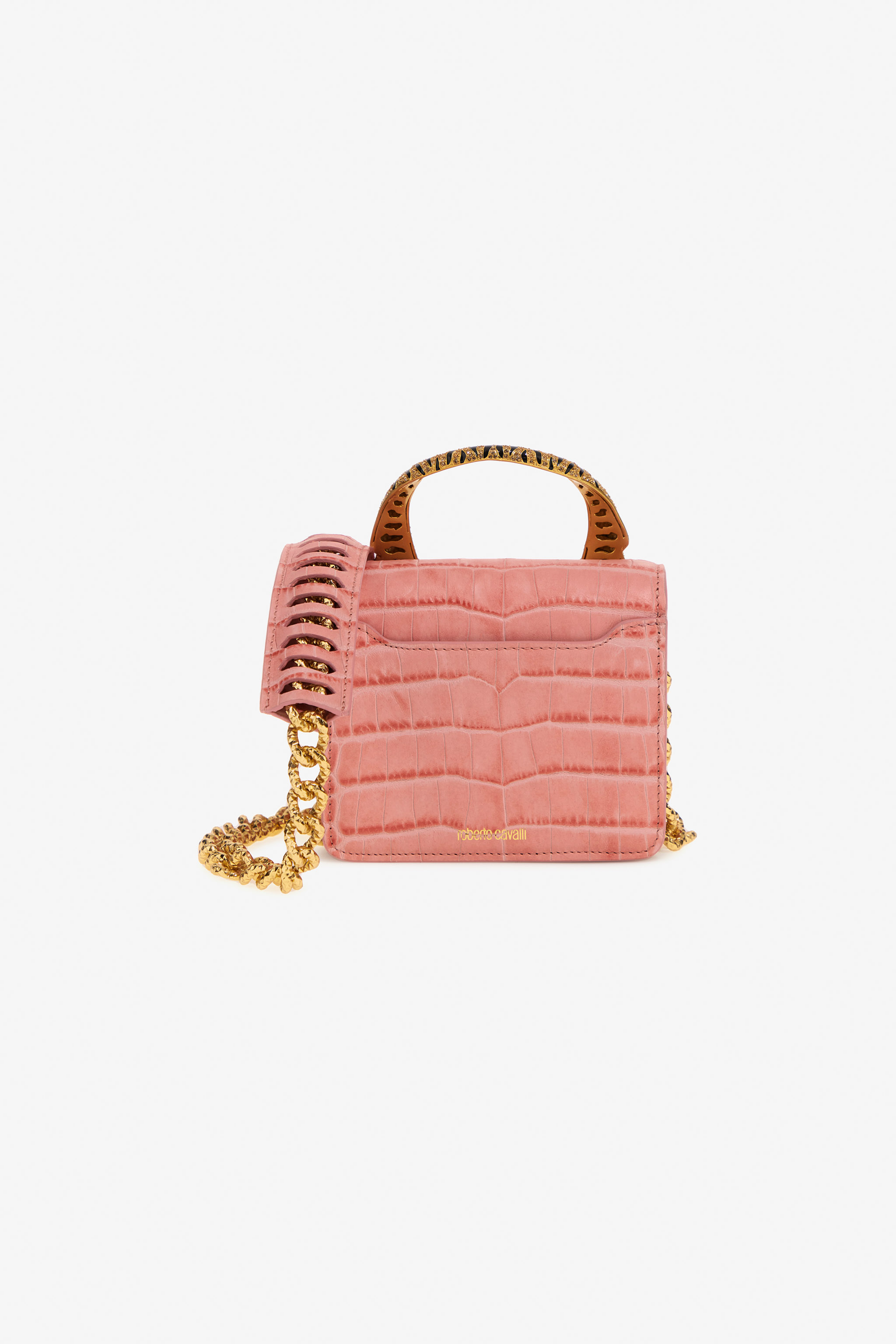 Roberto Cavalli Small Roar Bag In Fuchsia