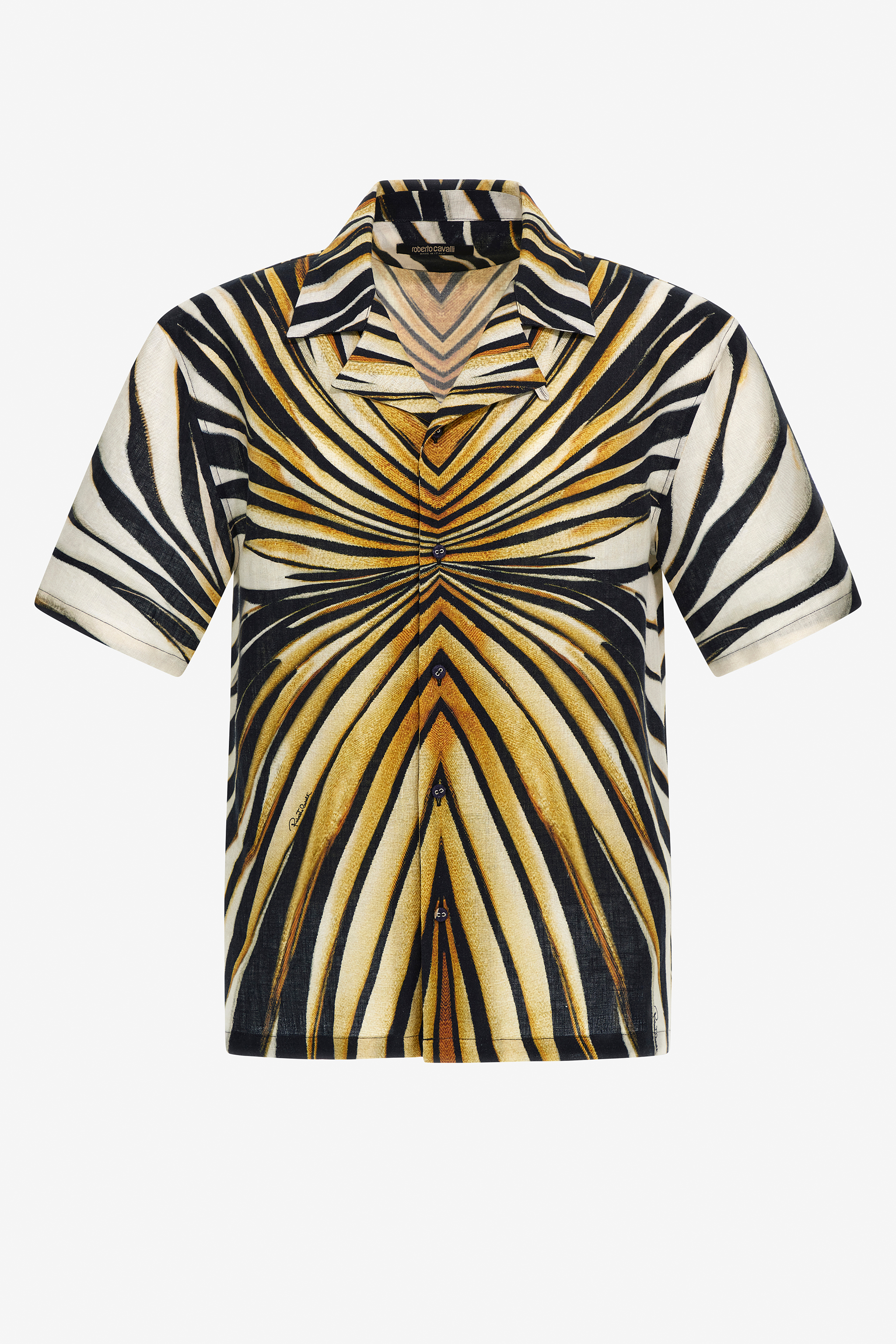 Roberto Cavalli Ray of Gold print T-shirt
