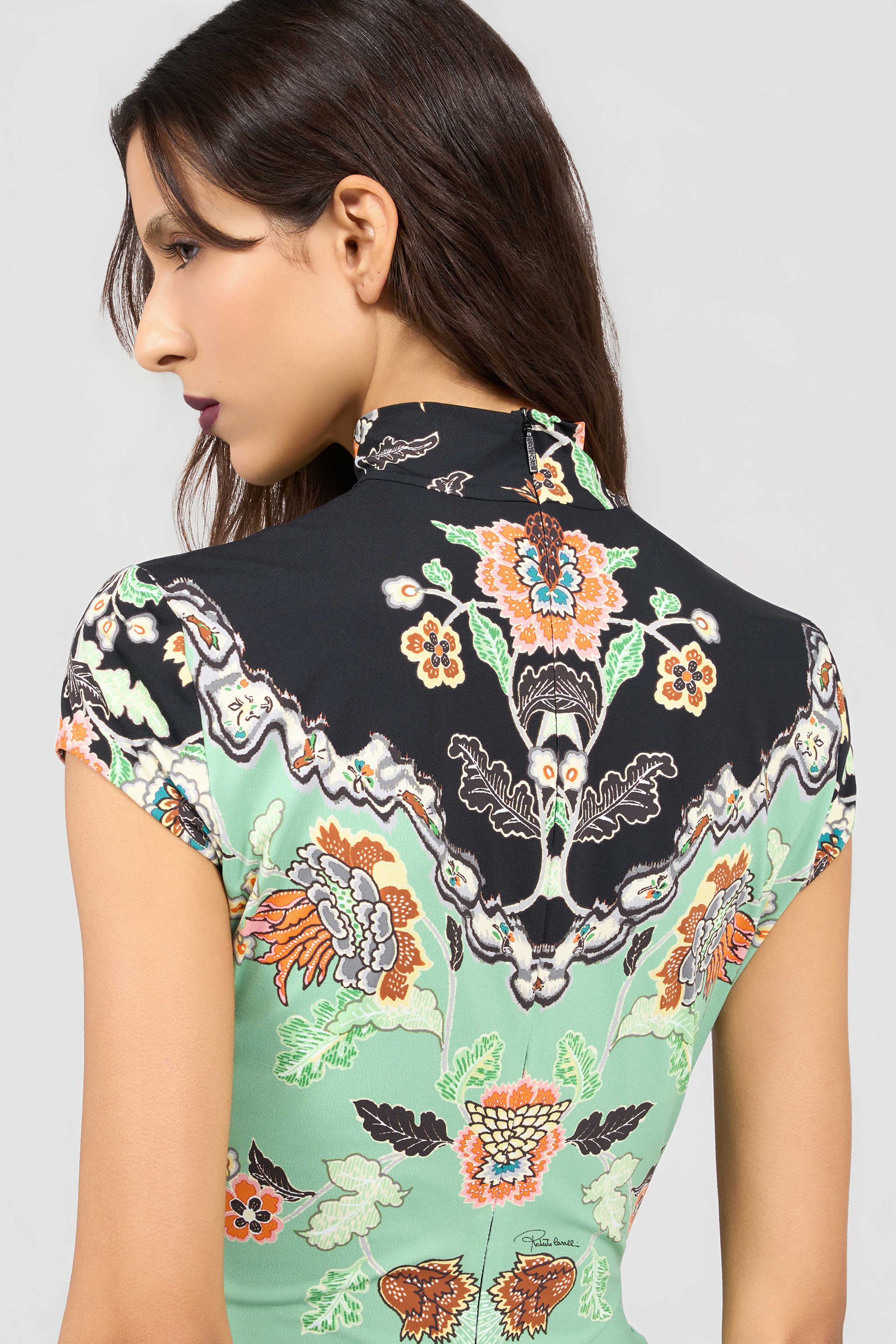 Roberto Cavalli Kimono Print Mini Dress | Thumbnail 5