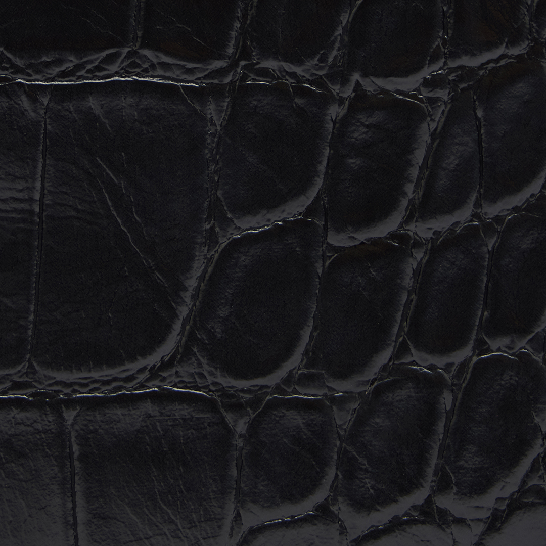 Roberto Cavalli Black Studded Saddle Shoulder Bag With Snake Buckle In Black