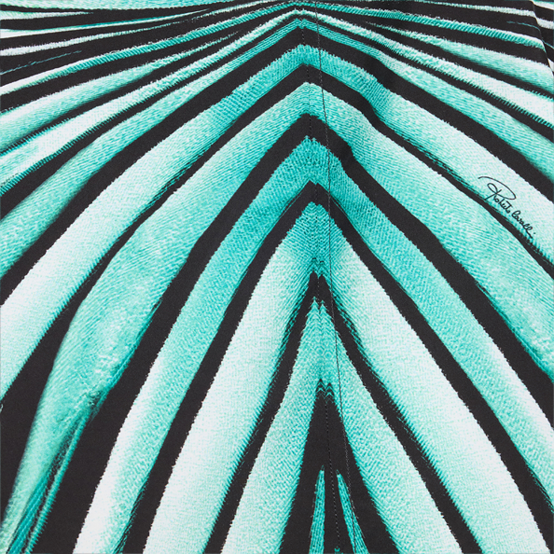 Ray Of Sea Print Bomber