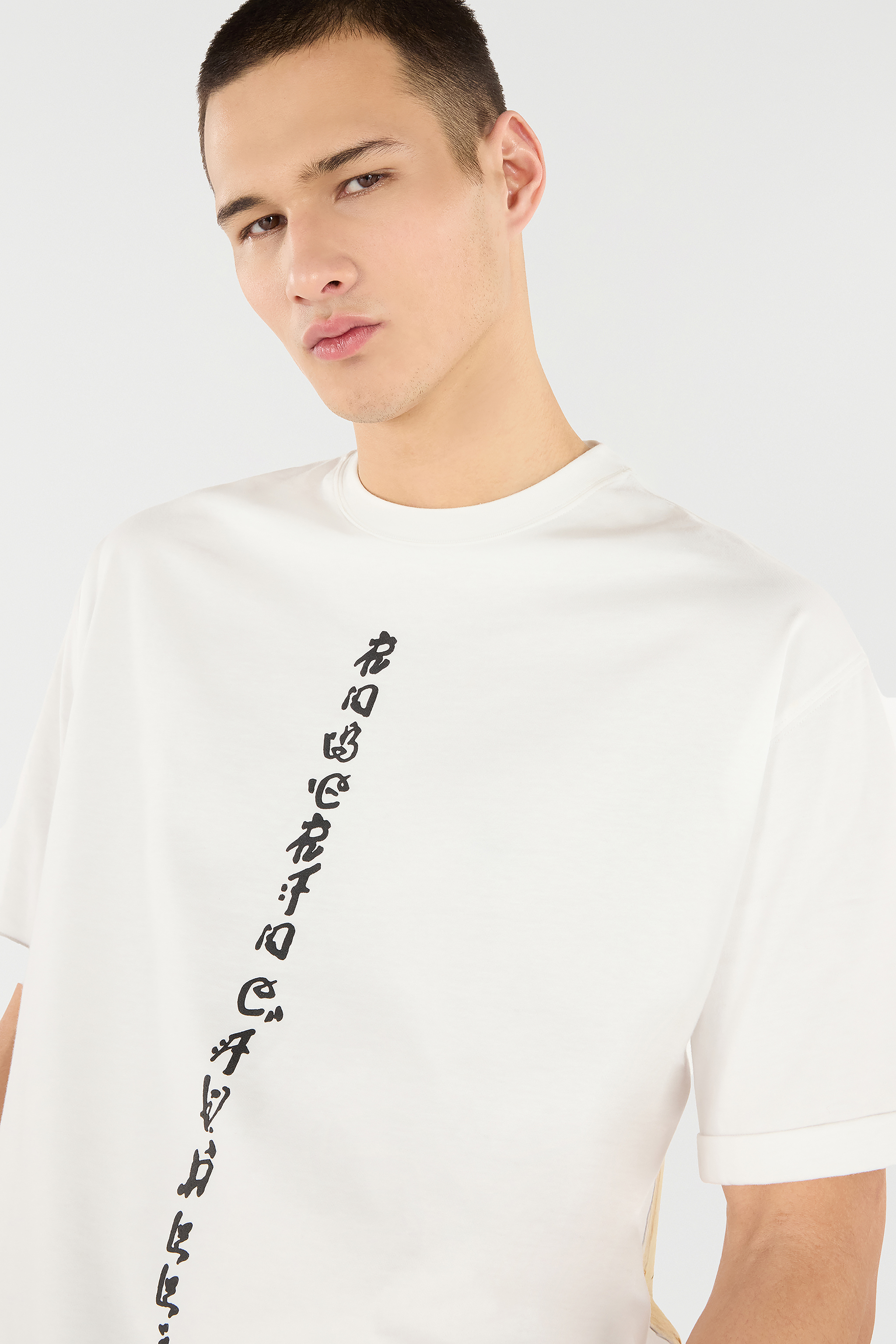 Roberto Cavalli T-shirt With Dragons And Logo In White