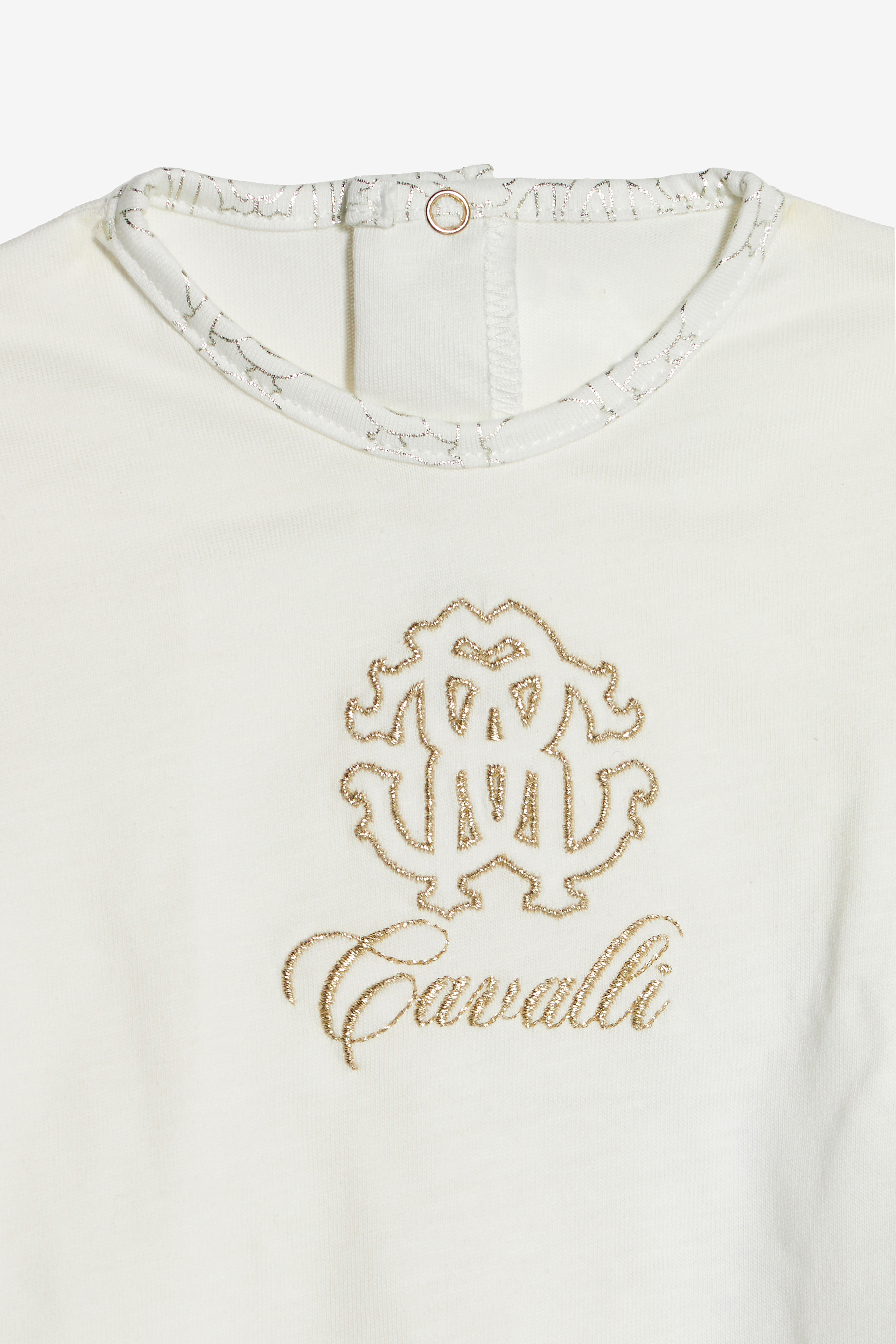 Shop Roberto Cavalli Baby-set Mit Rc-monogramm In White