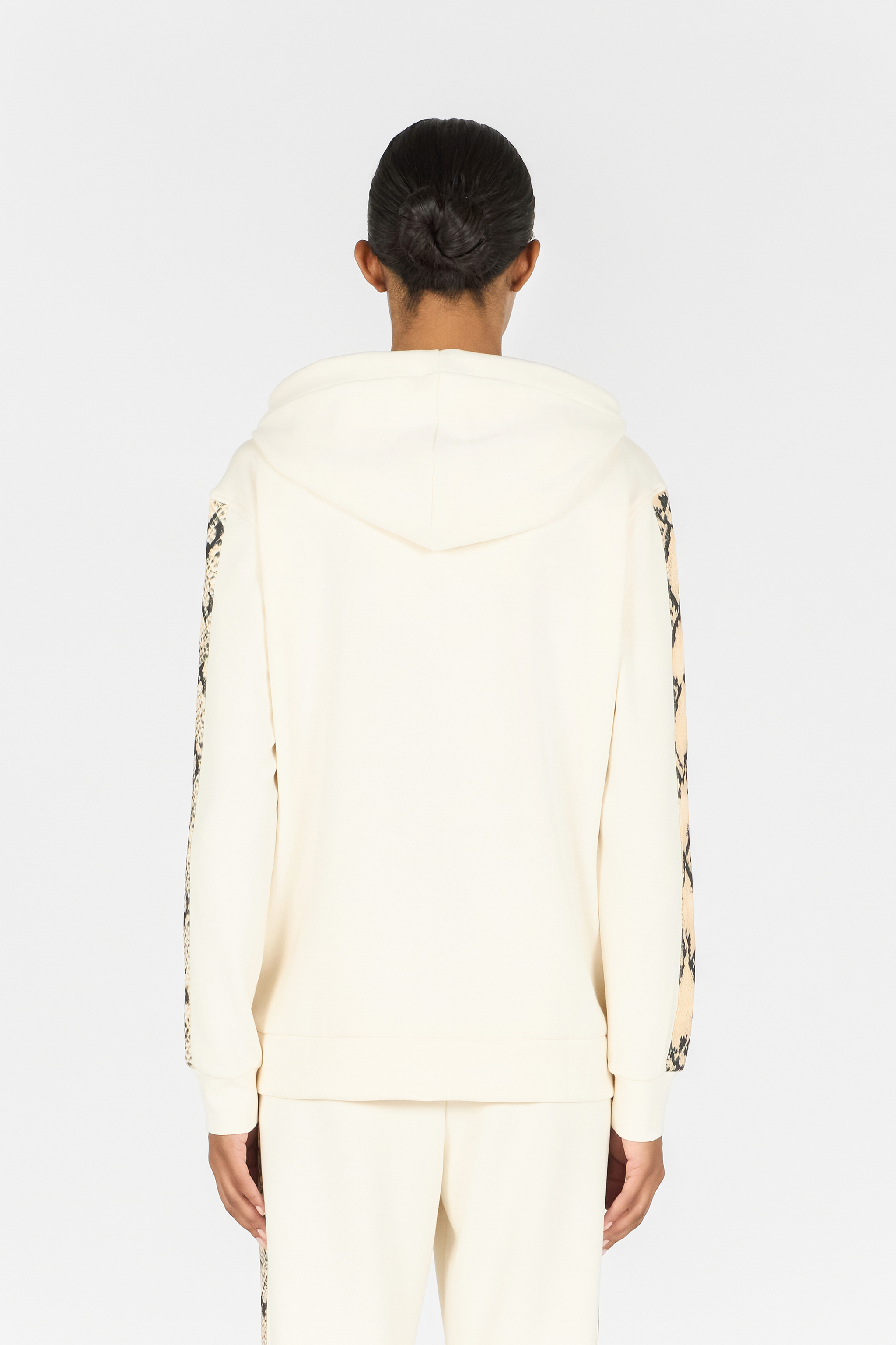 ROBERTO CAVALLI SWEATSHIRT MIT REISSVERSCHLUSS UND KAPUZE