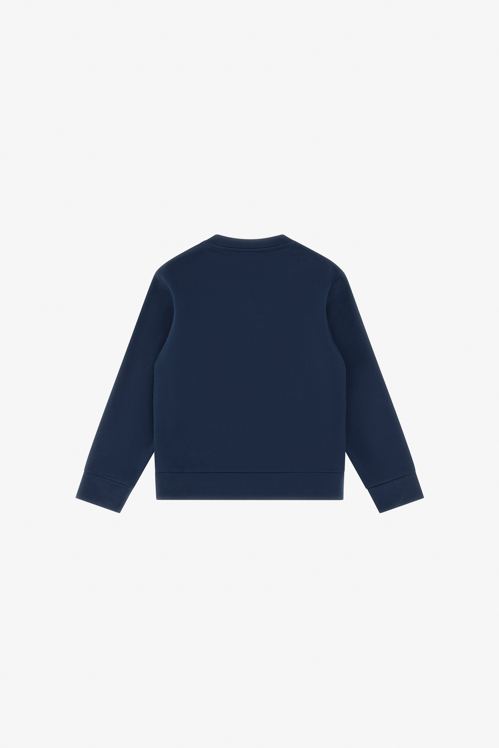 Roberto Cavalli Sweatshirt With Multicolored Crest In Blue