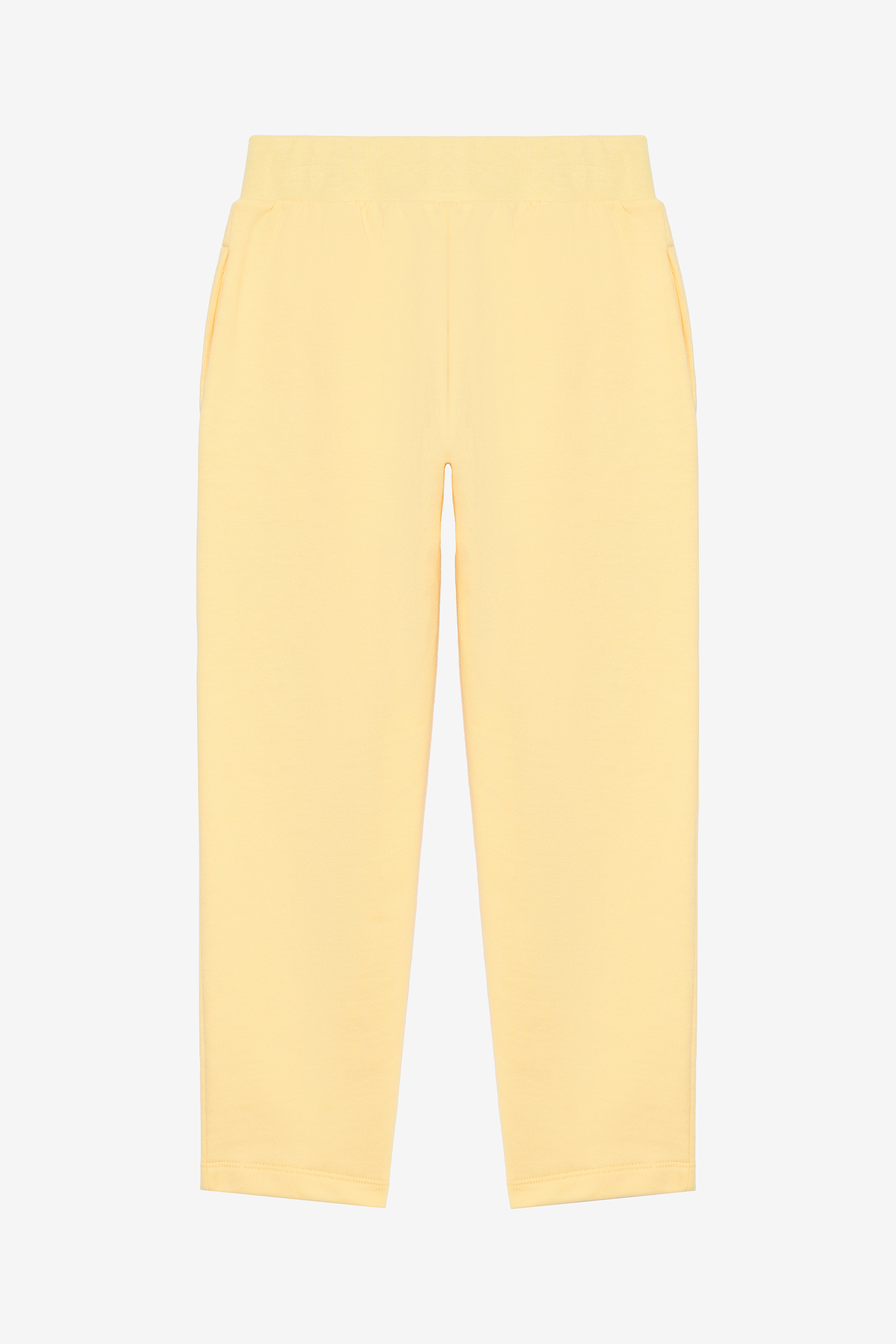 Roberto Cavalli Yellow Track Pants With Butterflies In Yellow