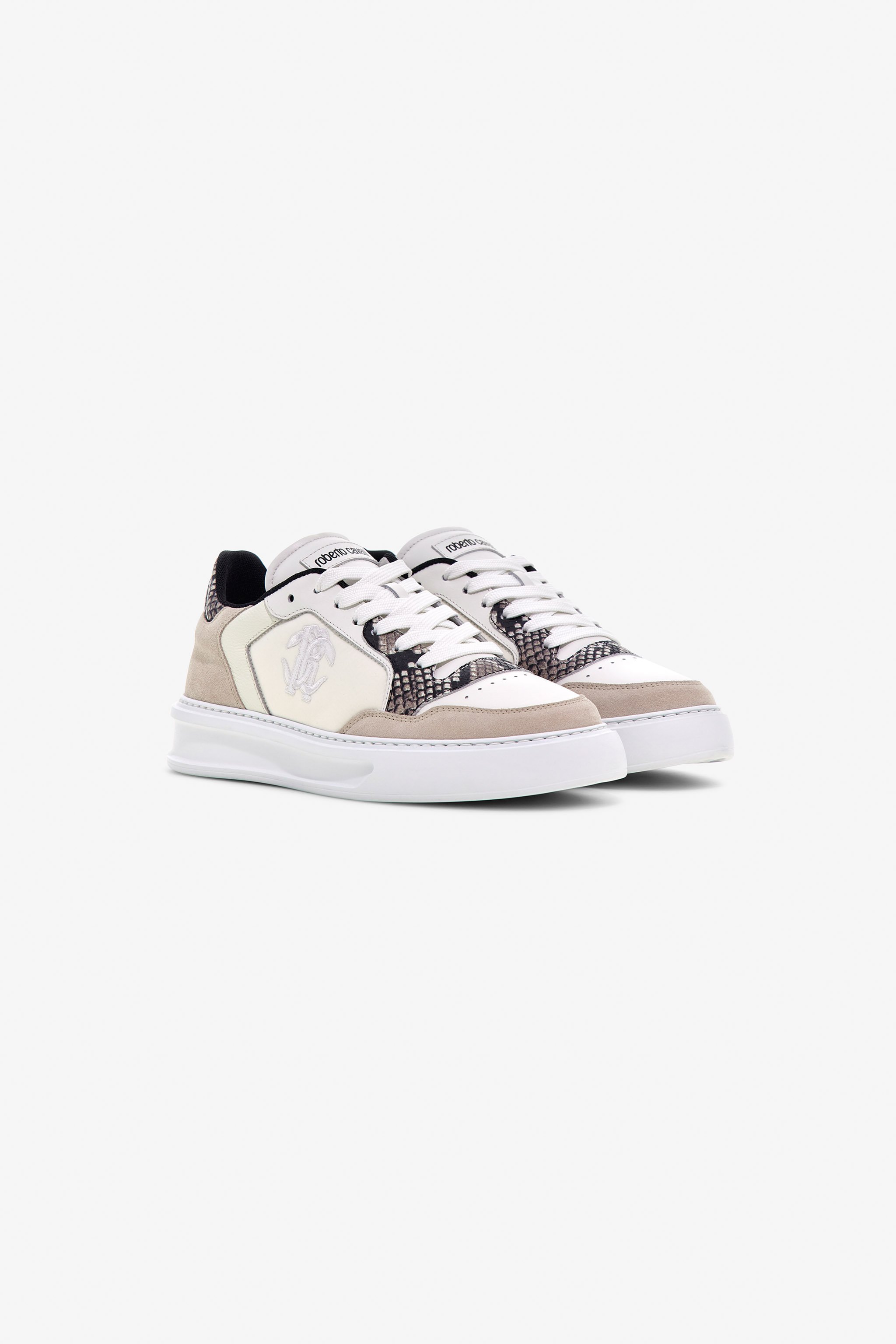 Roberto Cavalli Low-top Sneakers In White