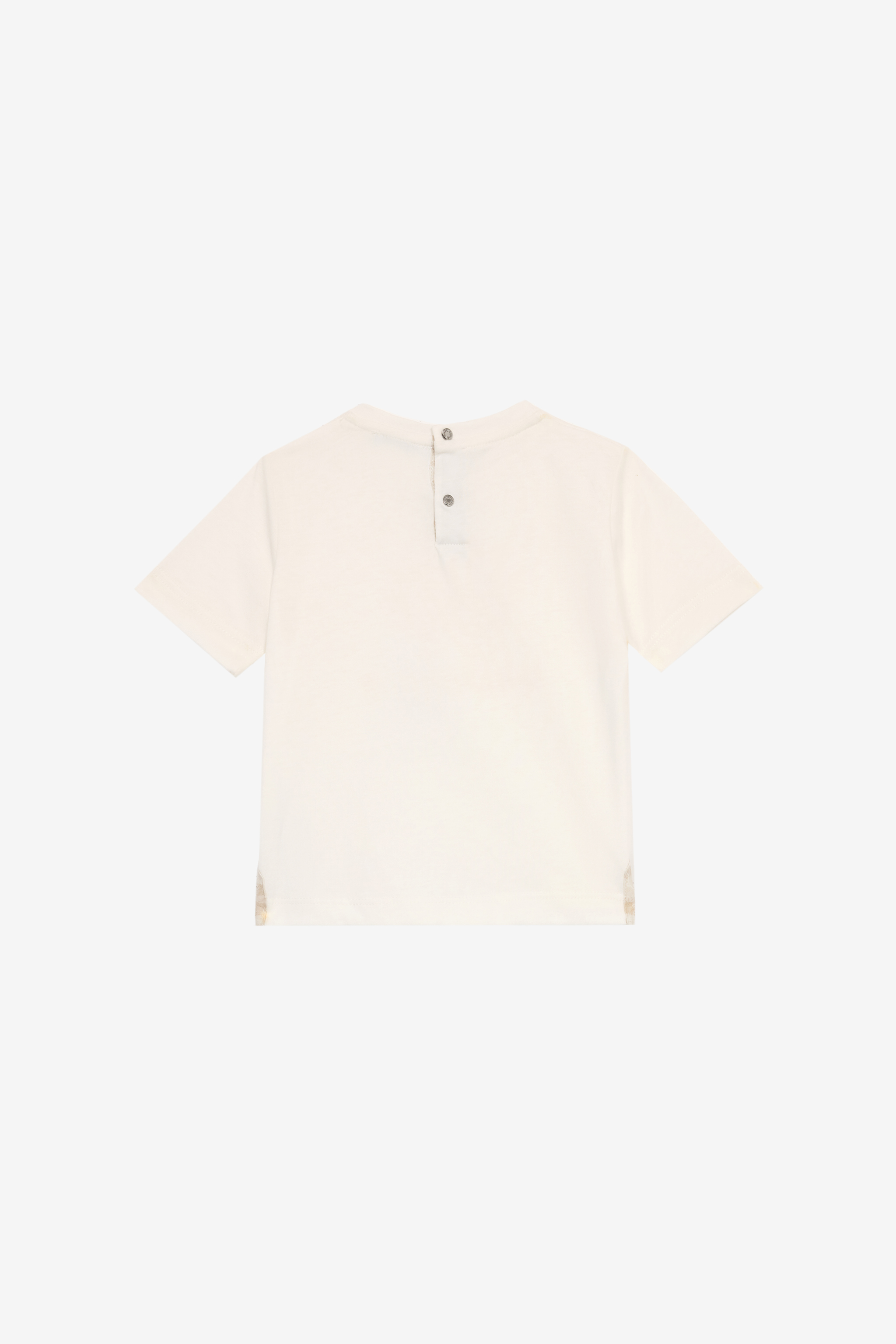 T-Shirt With Matching Logo Embroidery