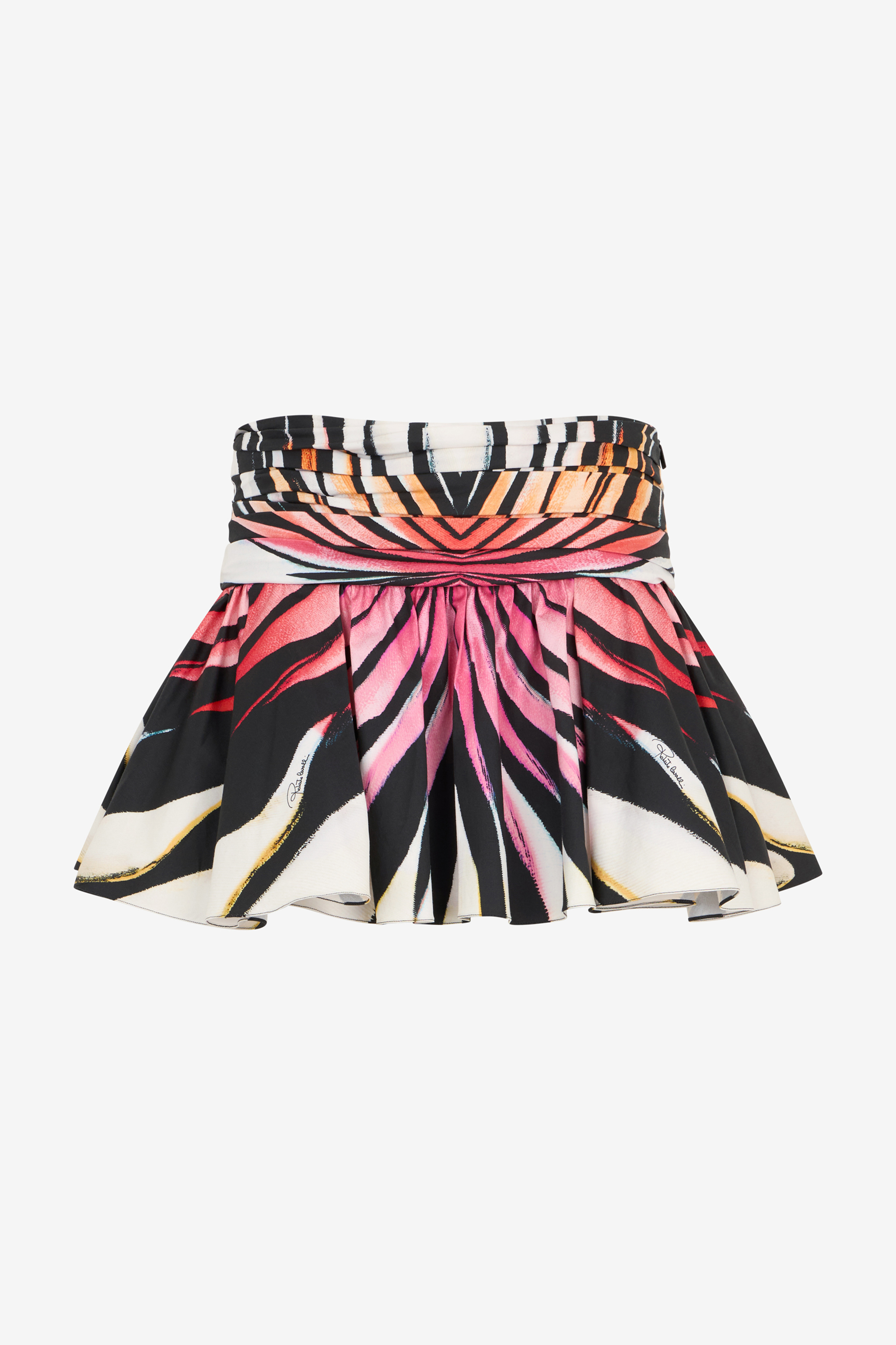 Roberto Cavalli Women's Coral Ray Of Paradise Print Mini Skirt - Skirts