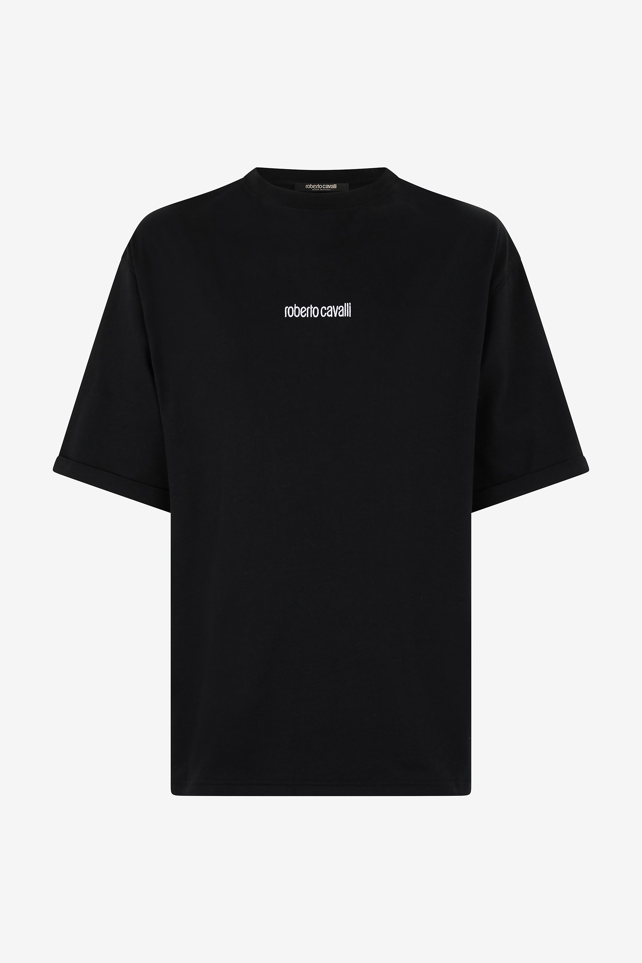 Cotton T-Shirt With Tigers And Logo in Black for Men