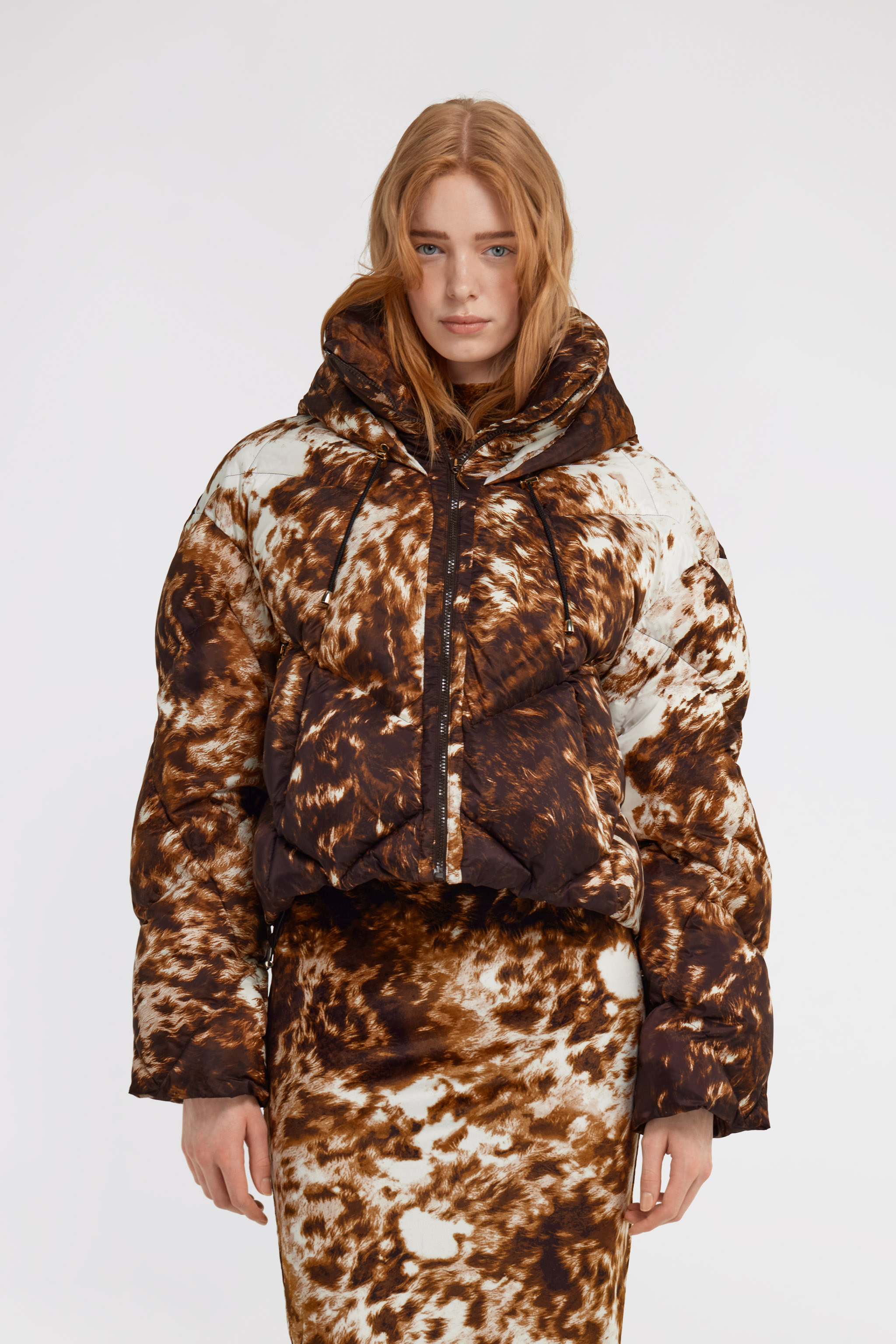ROBERTO CAVALLI STEPPJACKE MIT APPALOOSA-MUSTER