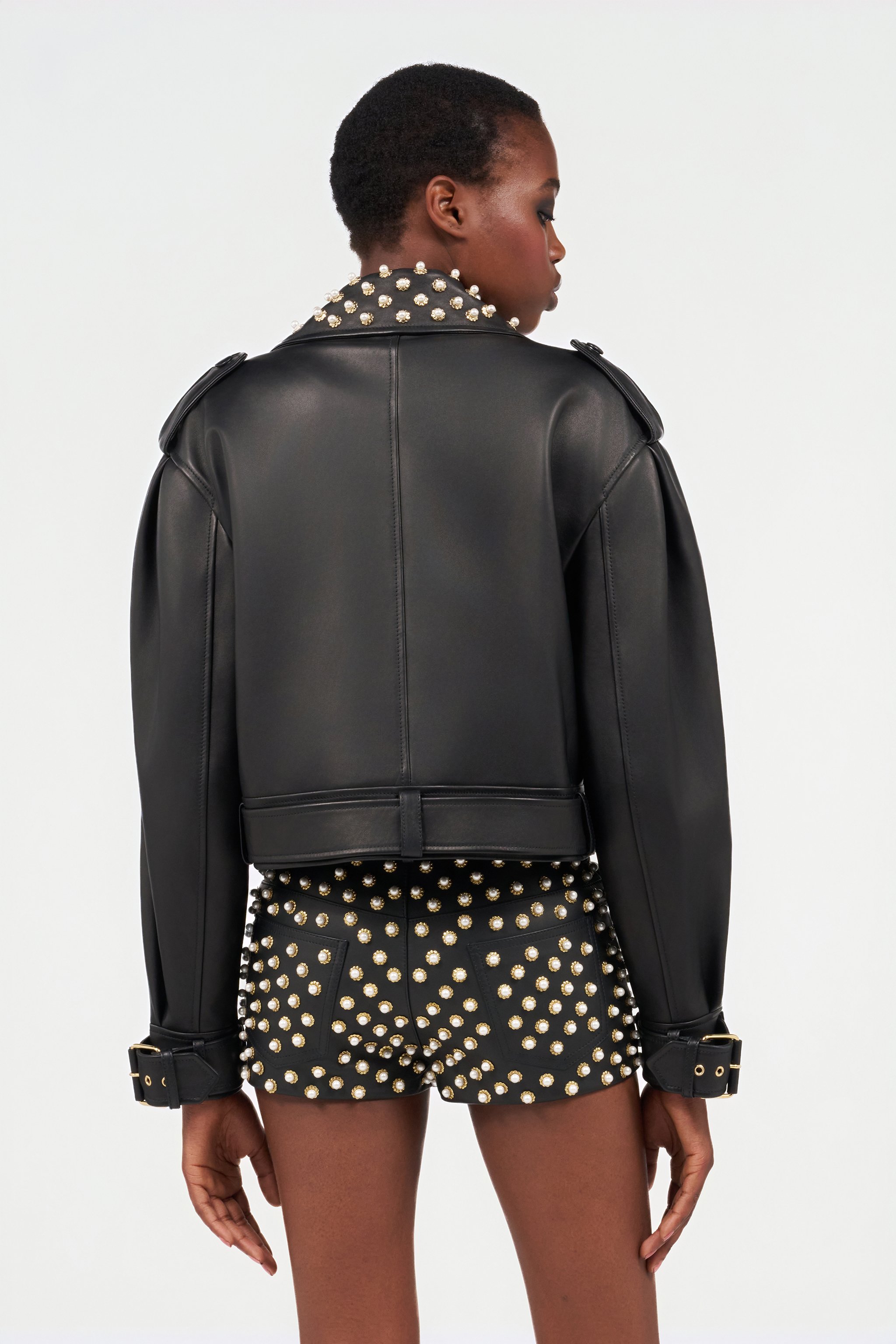 Leather Bomber Jacket