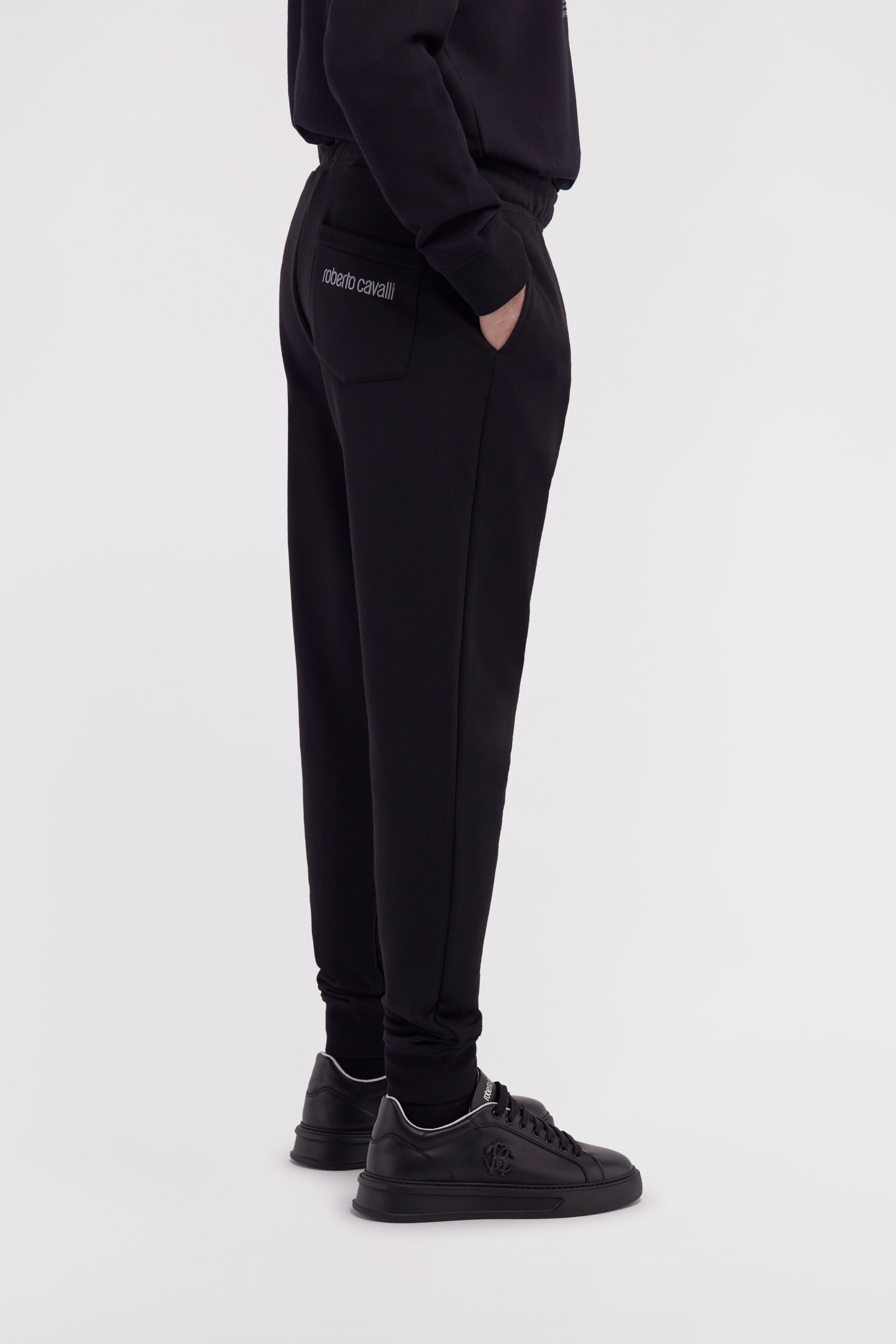 Roberto Cavalli Jogging Pants In Black