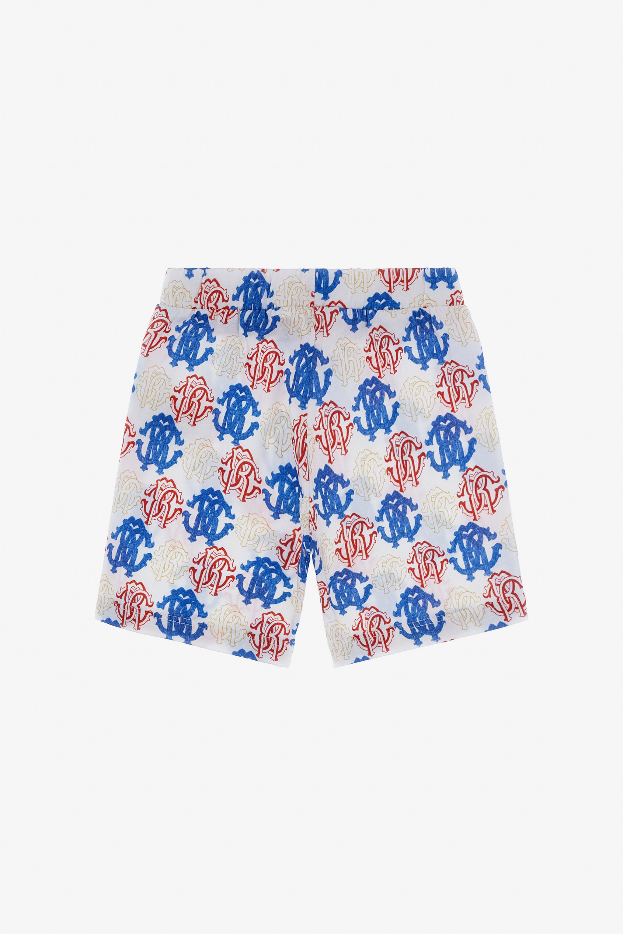  Roberto Cavalli Monogrammed Shorts - Male Ready To Wear Multicolor 12m 