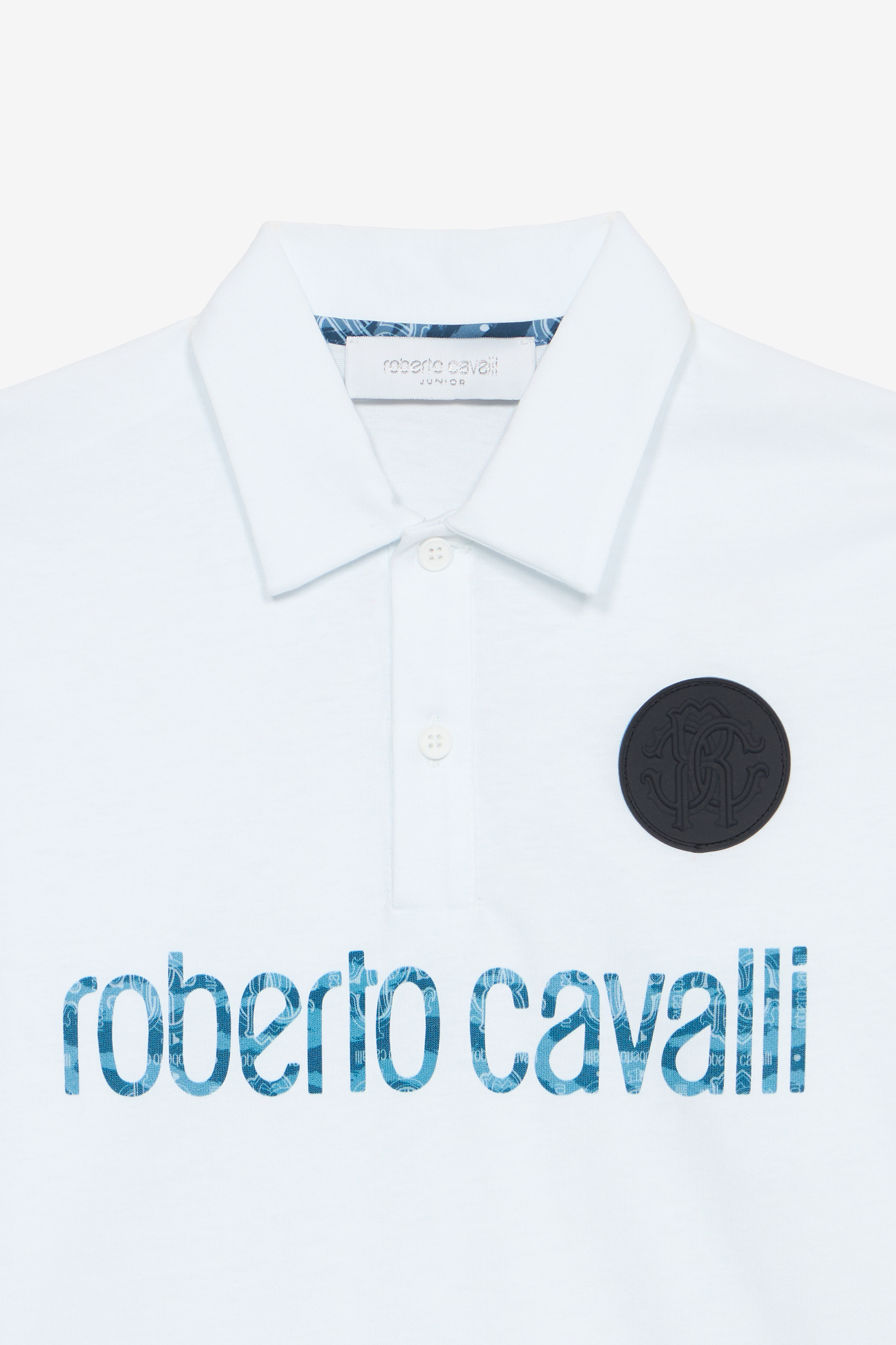 Polo-Shirt With Lettering And Patch