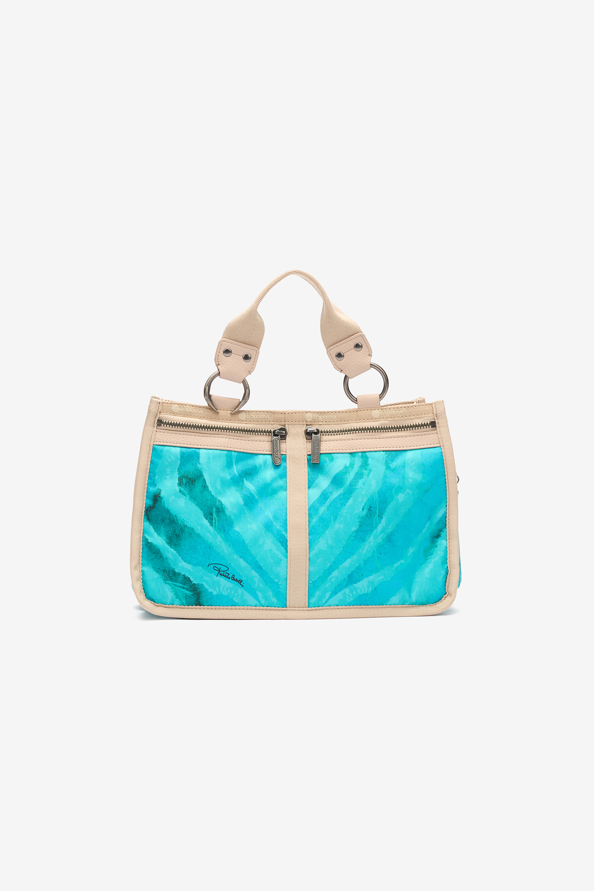 Roberto Cavalli Women's Light/Blue Milano Bag With Print - Bags