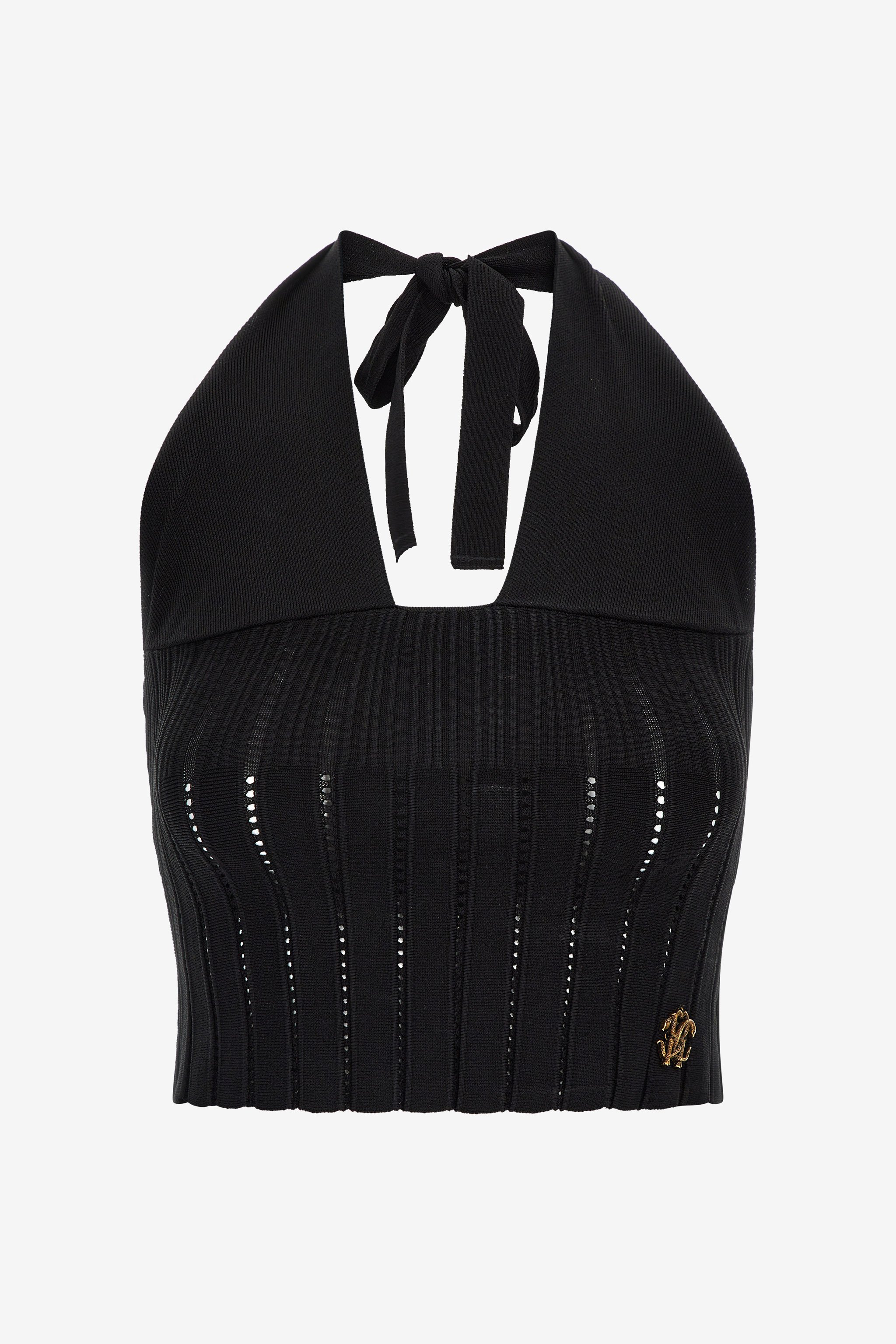 Roberto Cavalli Knitwear Body In Black
